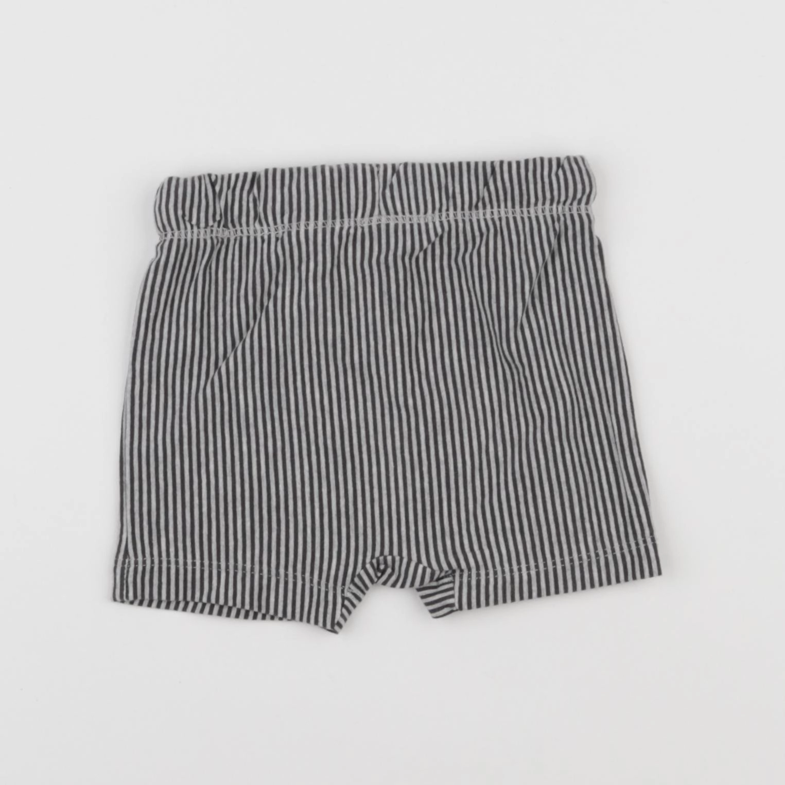 H&M - short gris - 2/4 mois