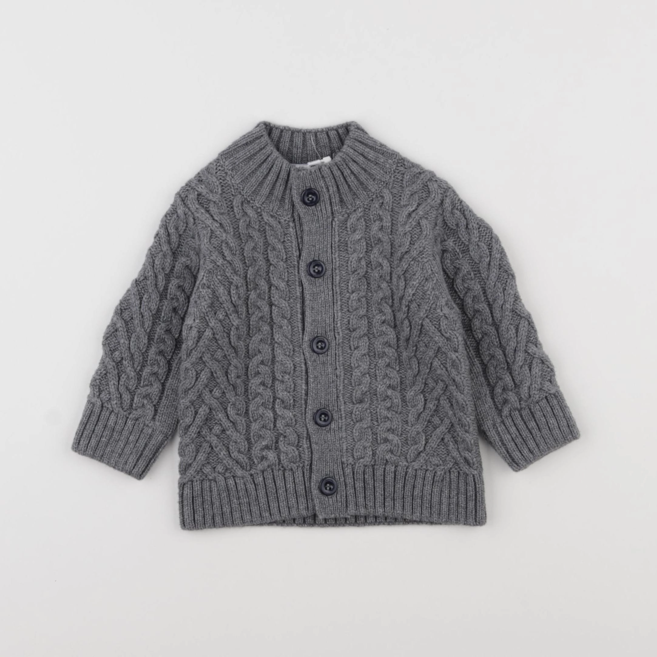 Jacadi - gilet gris - 6 mois