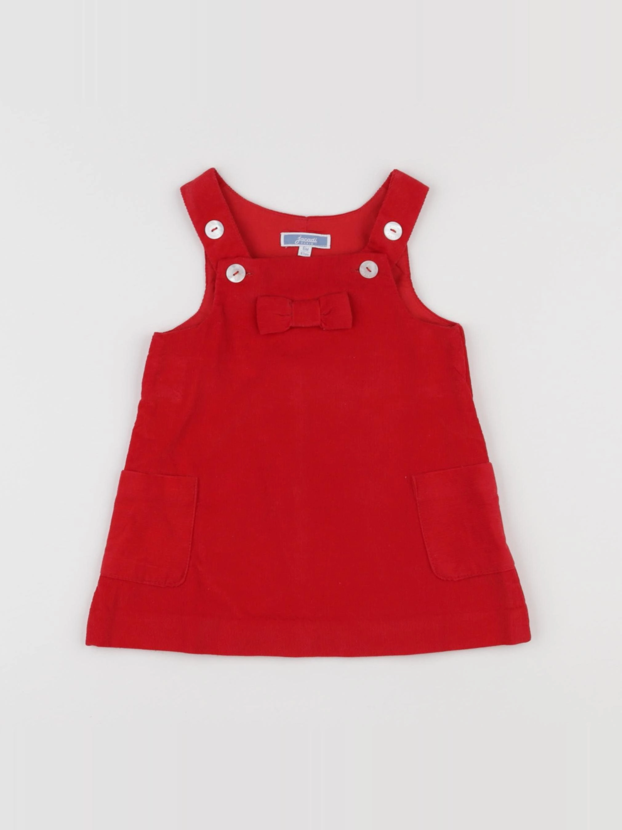 Jacadi - robe rouge - 6 mois