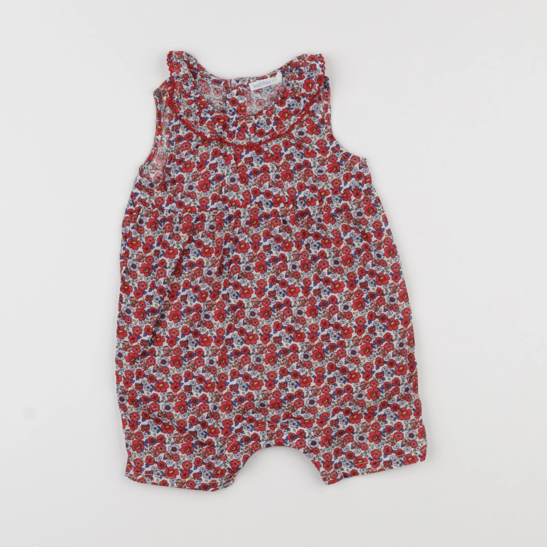 Boutchou - combinaison rouge - 6 mois