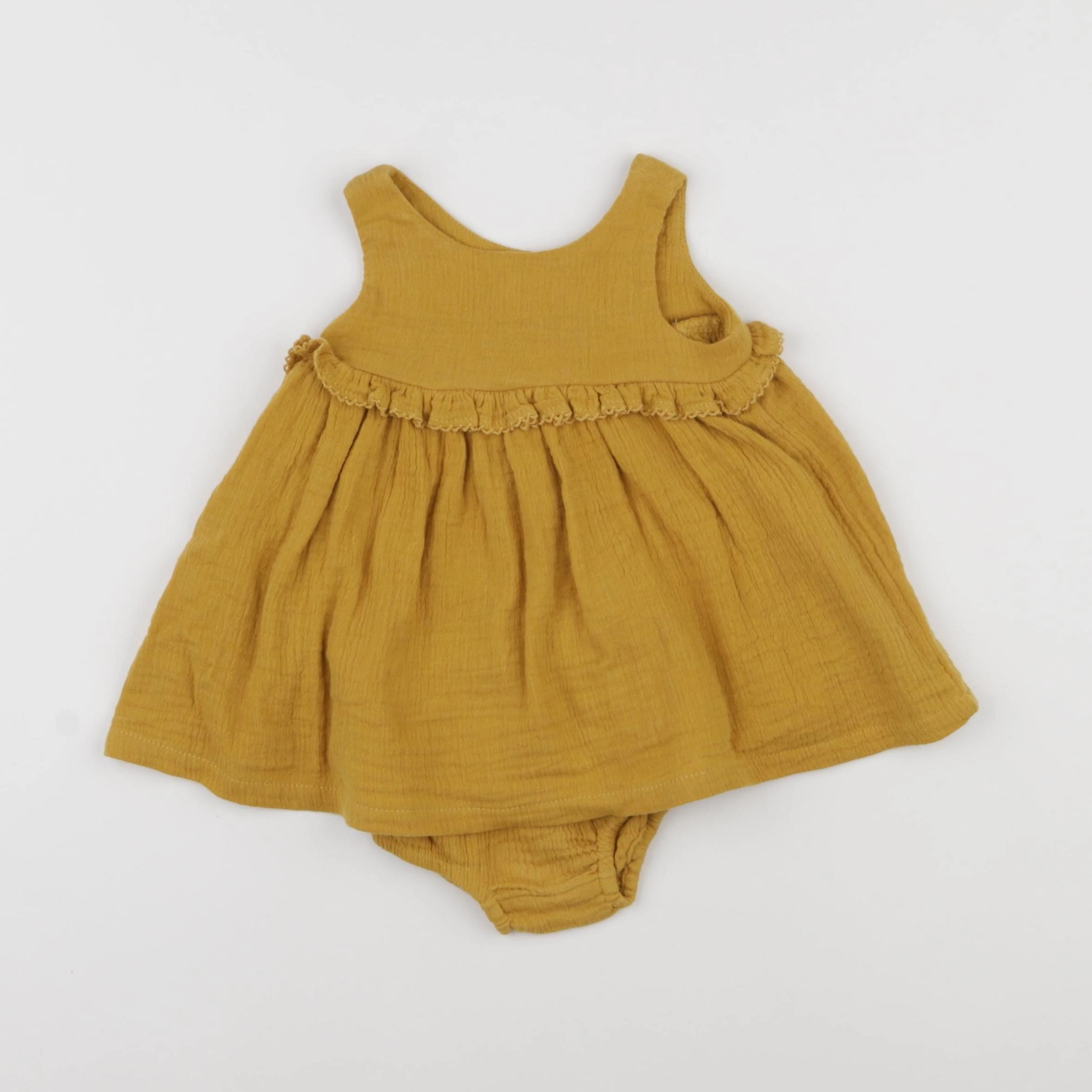 Boutchou - body robe jaune - 3 mois