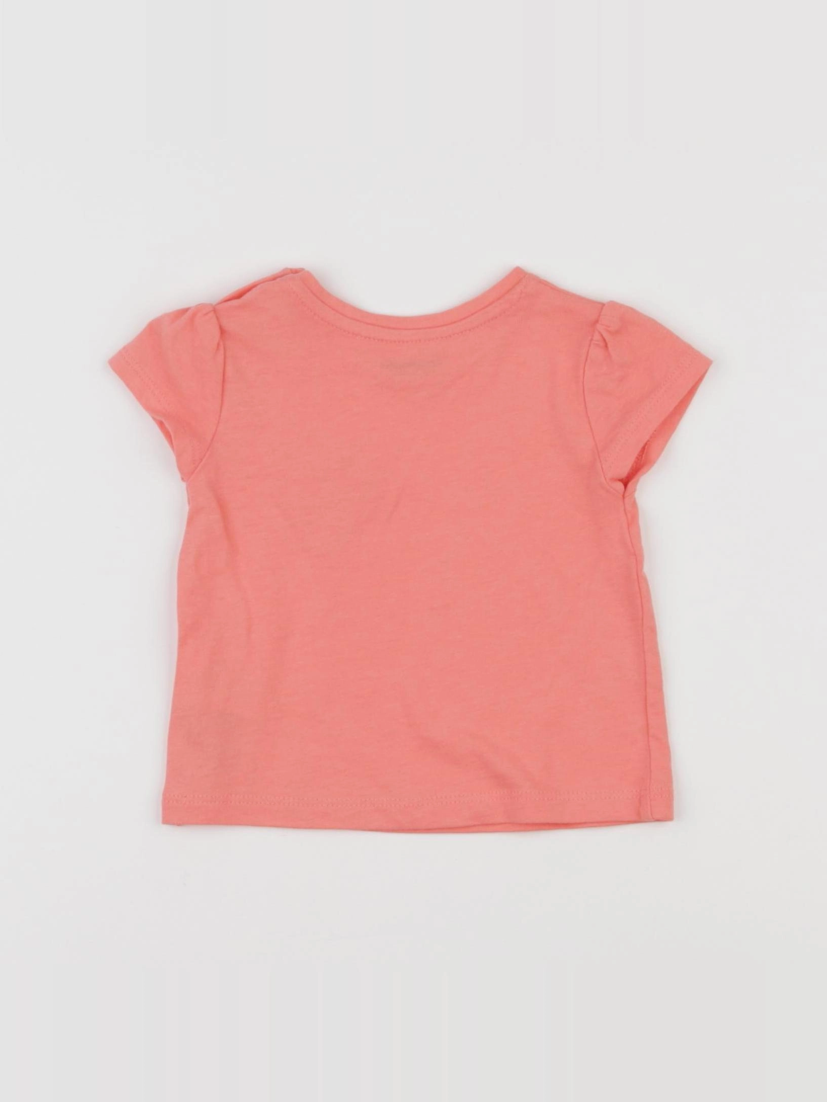 Vertbaudet - tee-shirt rose - 3 mois