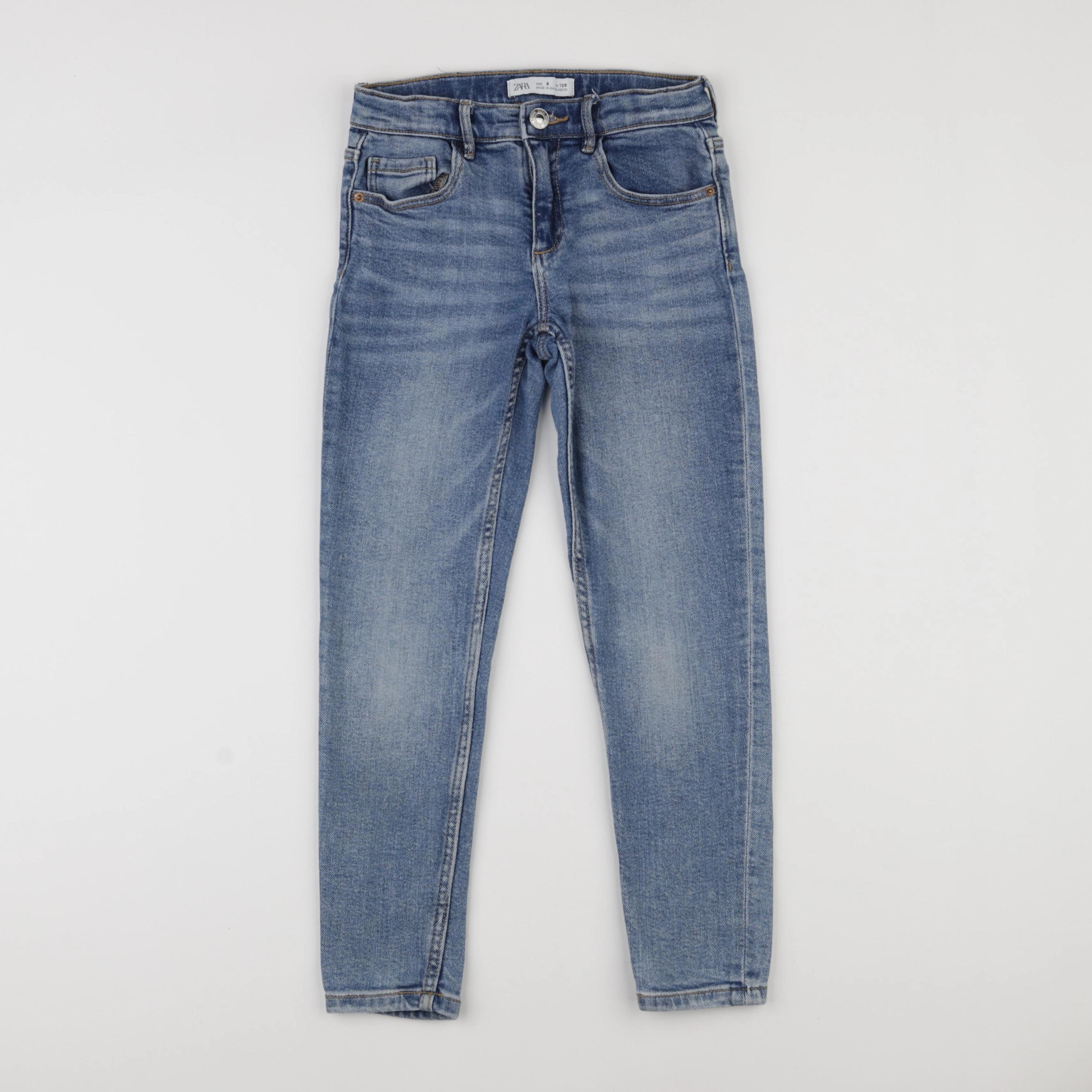 Zara - pantalon bleu - 8 ans