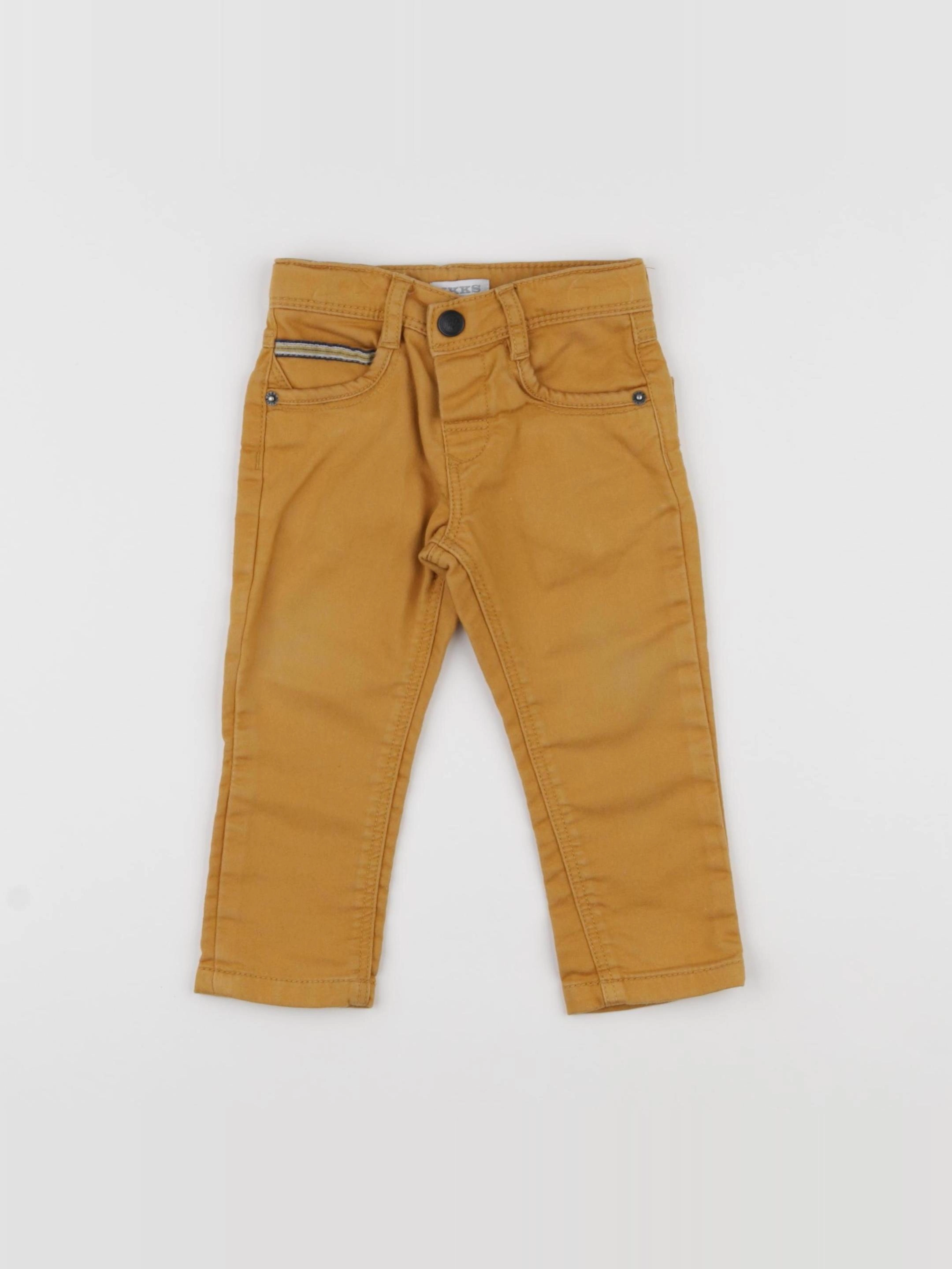 IKKS - pantalon jaune - 12 mois