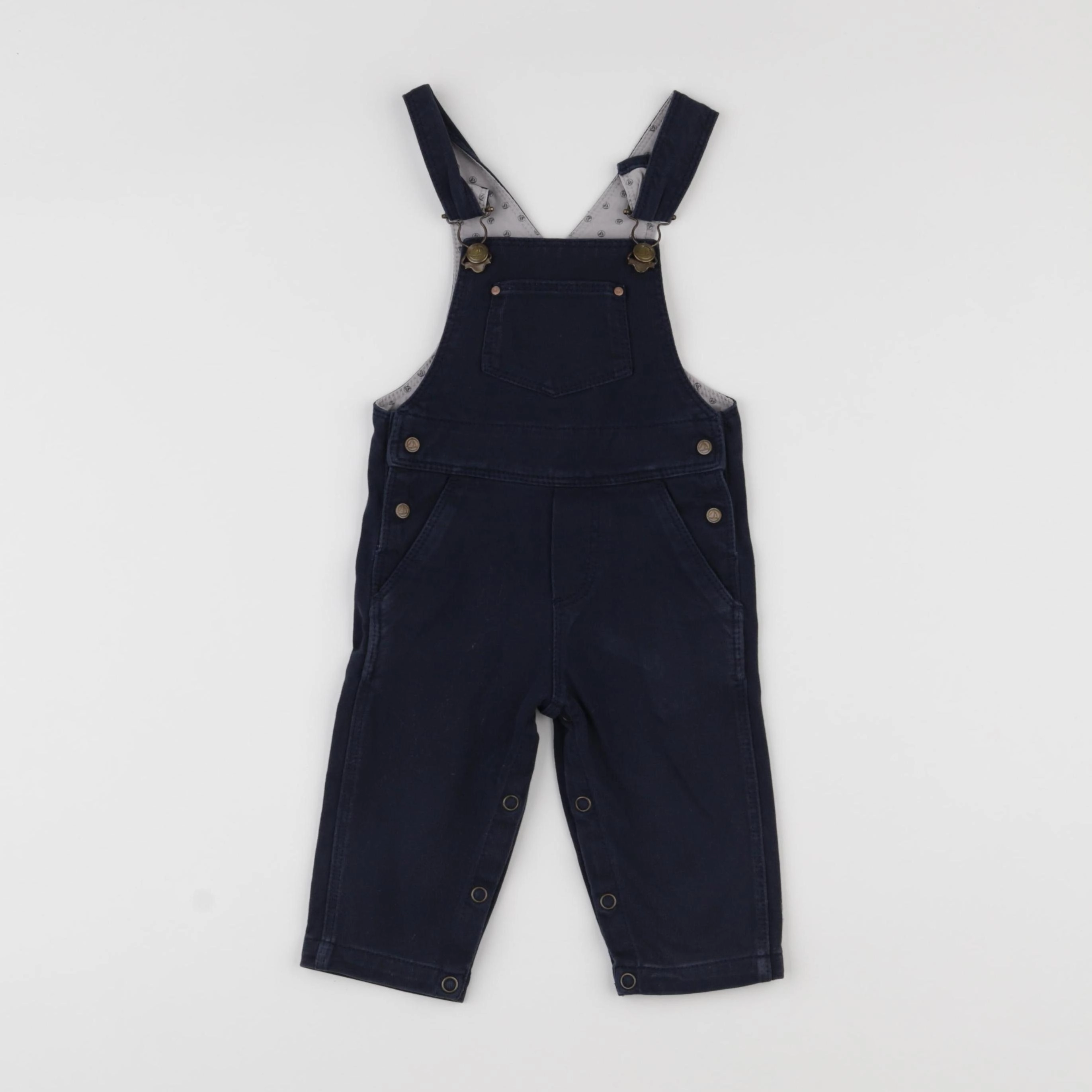 Petit Bateau - salopette bleu - 6 mois