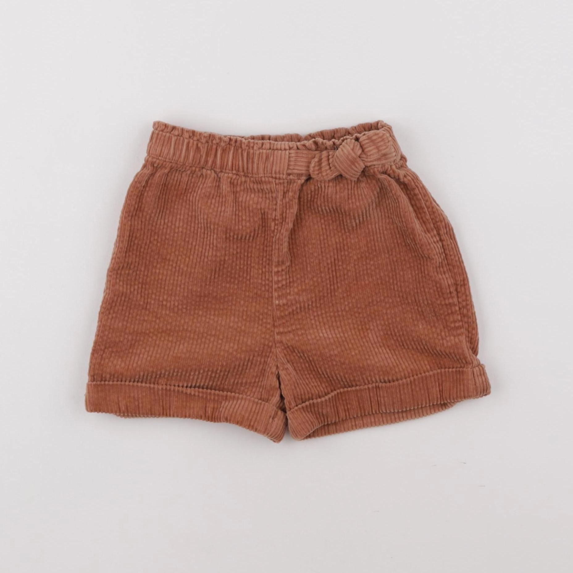Vertbaudet - short marron - 2 ans