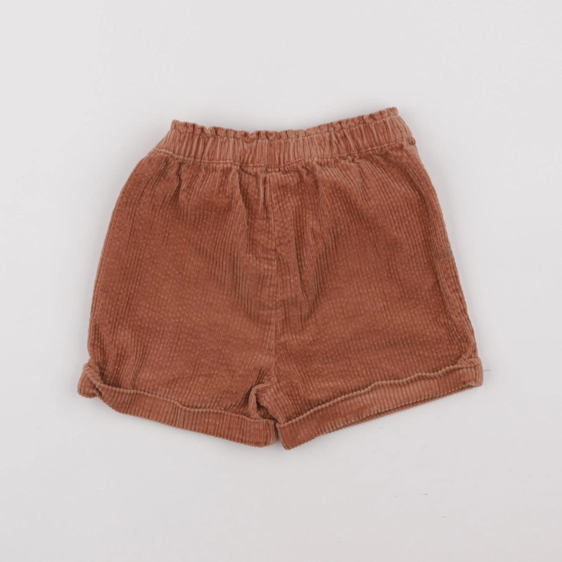 Vertbaudet - short marron - 2 ans