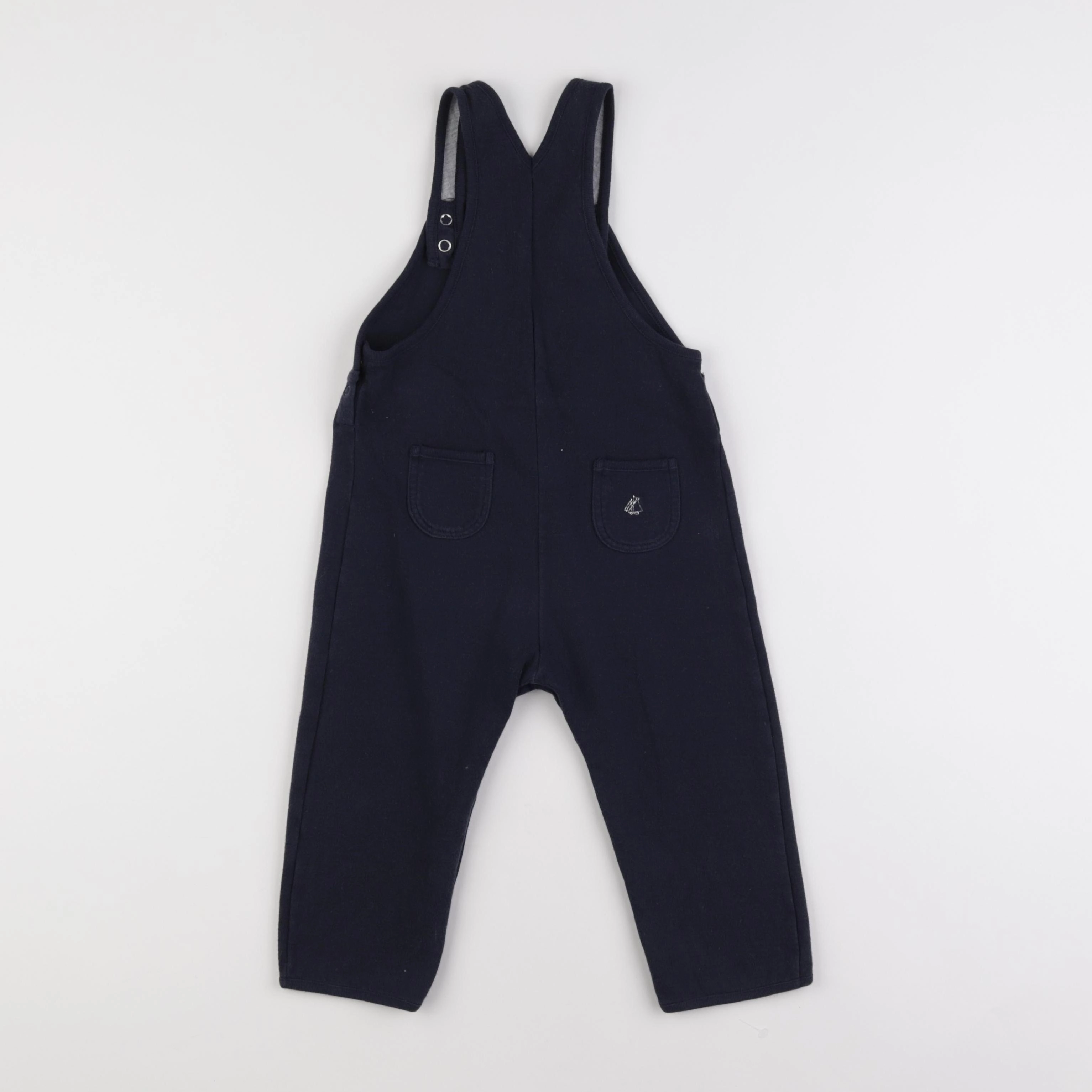 Petit Bateau - salopette bleu - 2 ans