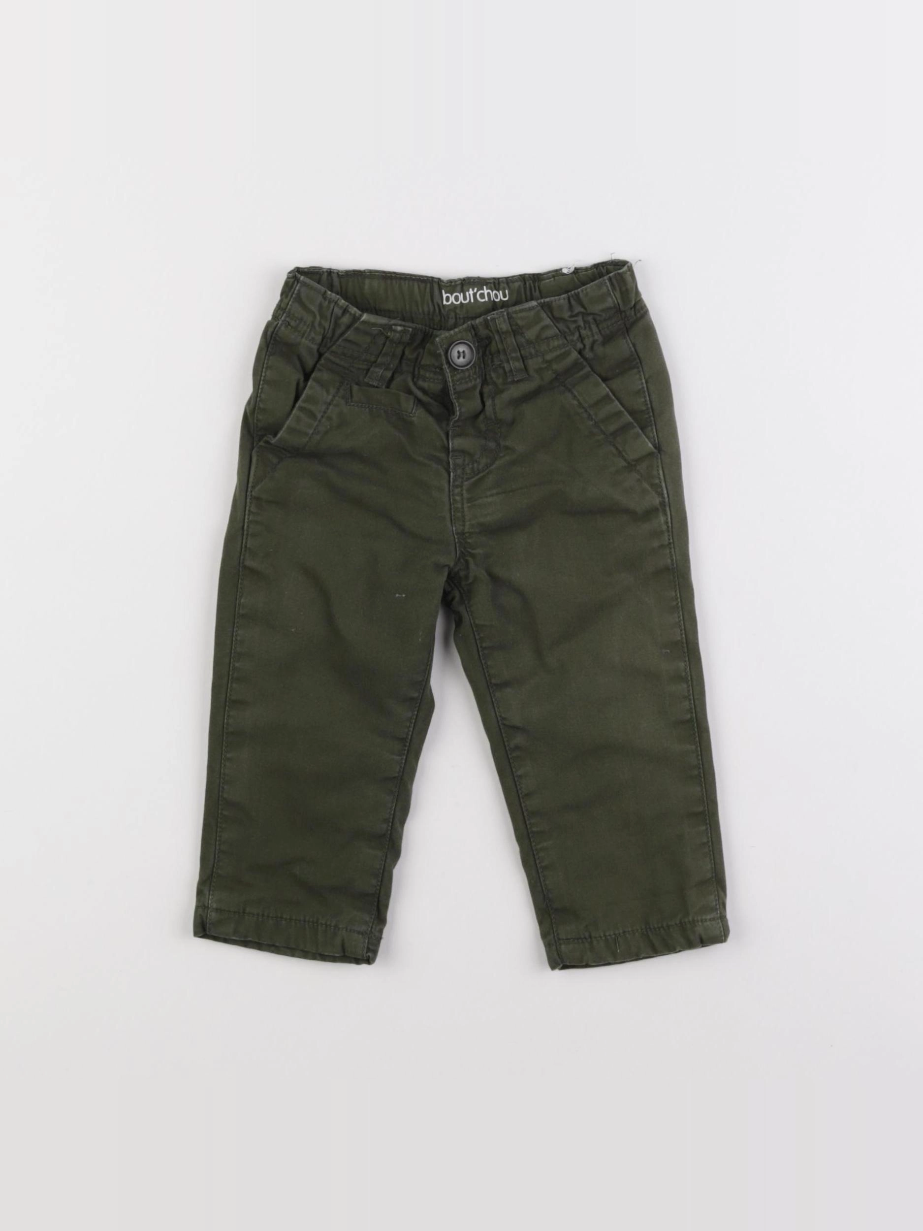 Boutchou - pantalon vert - 6 mois
