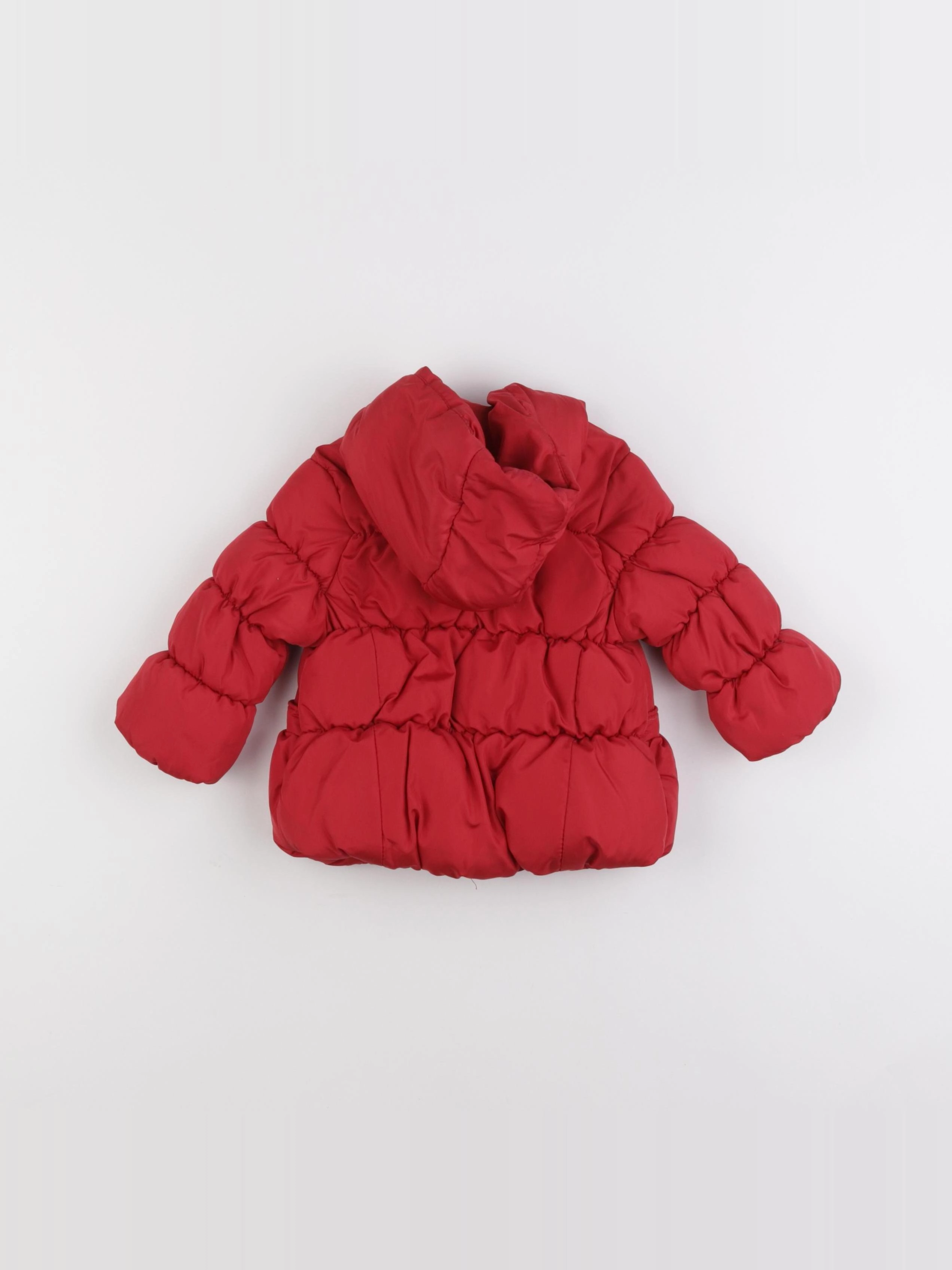 Zara - doudoune rouge - 6/9 mois