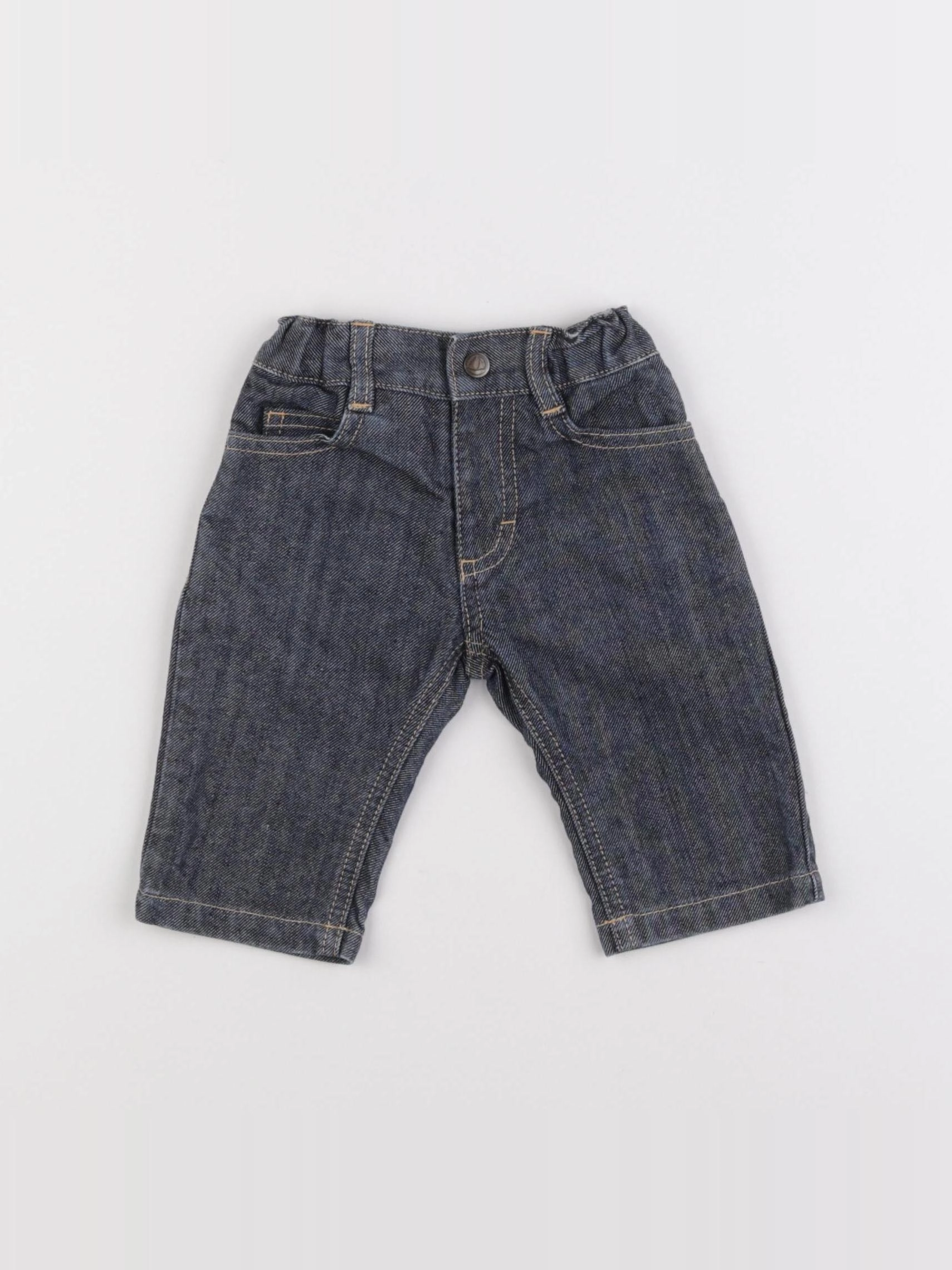 Petit Bateau - jean bleu - 3 mois
