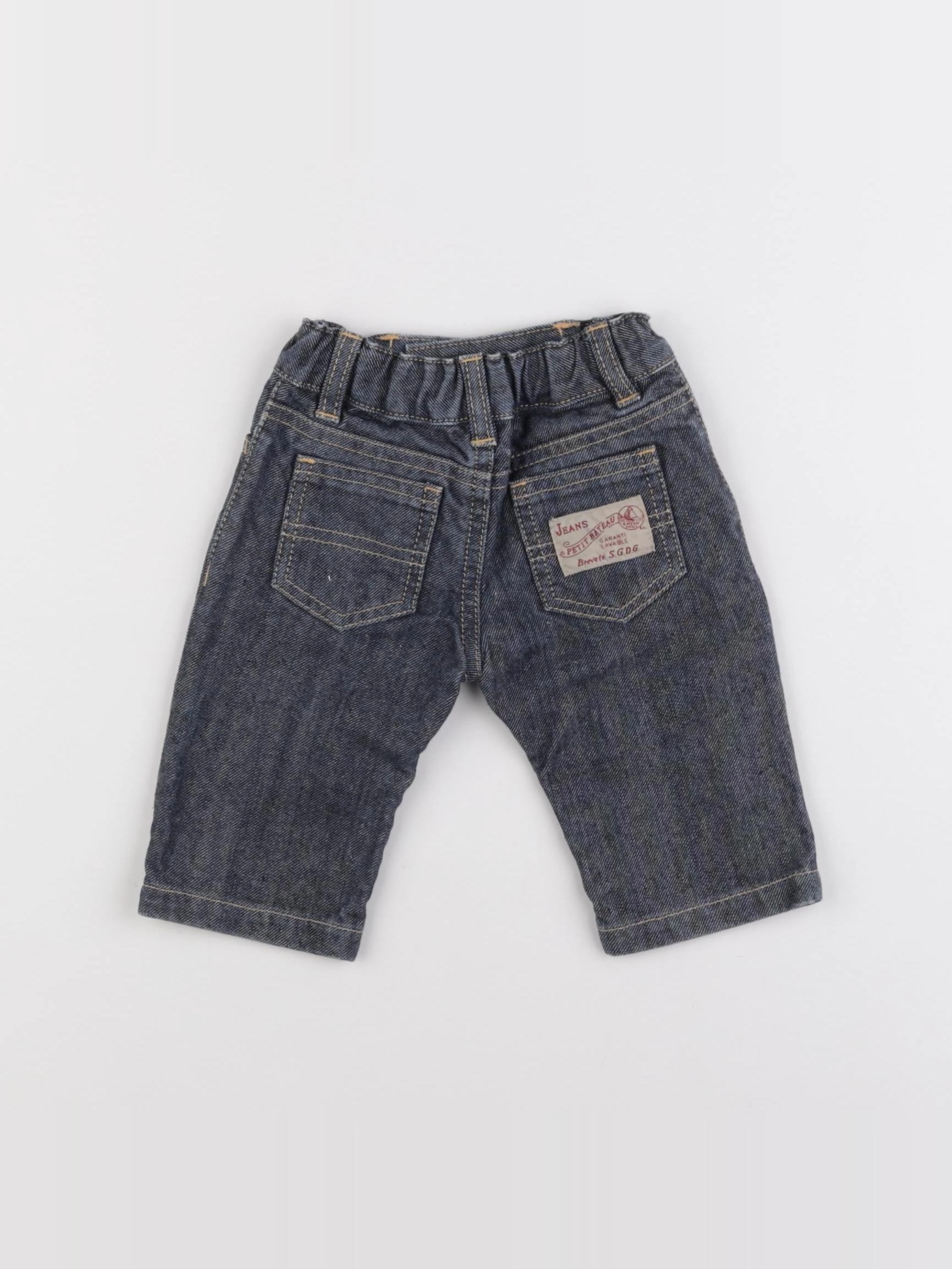 Petit Bateau - jean bleu - 3 mois