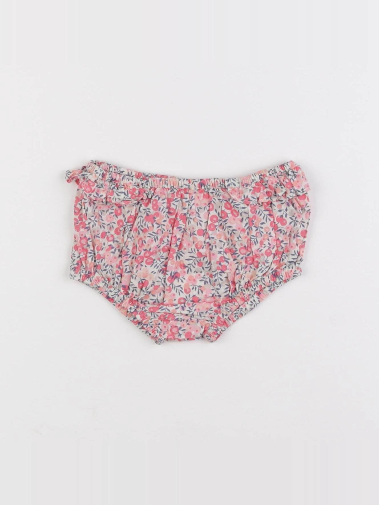 Natalys - bloomer volants au dos rose - 6 mois