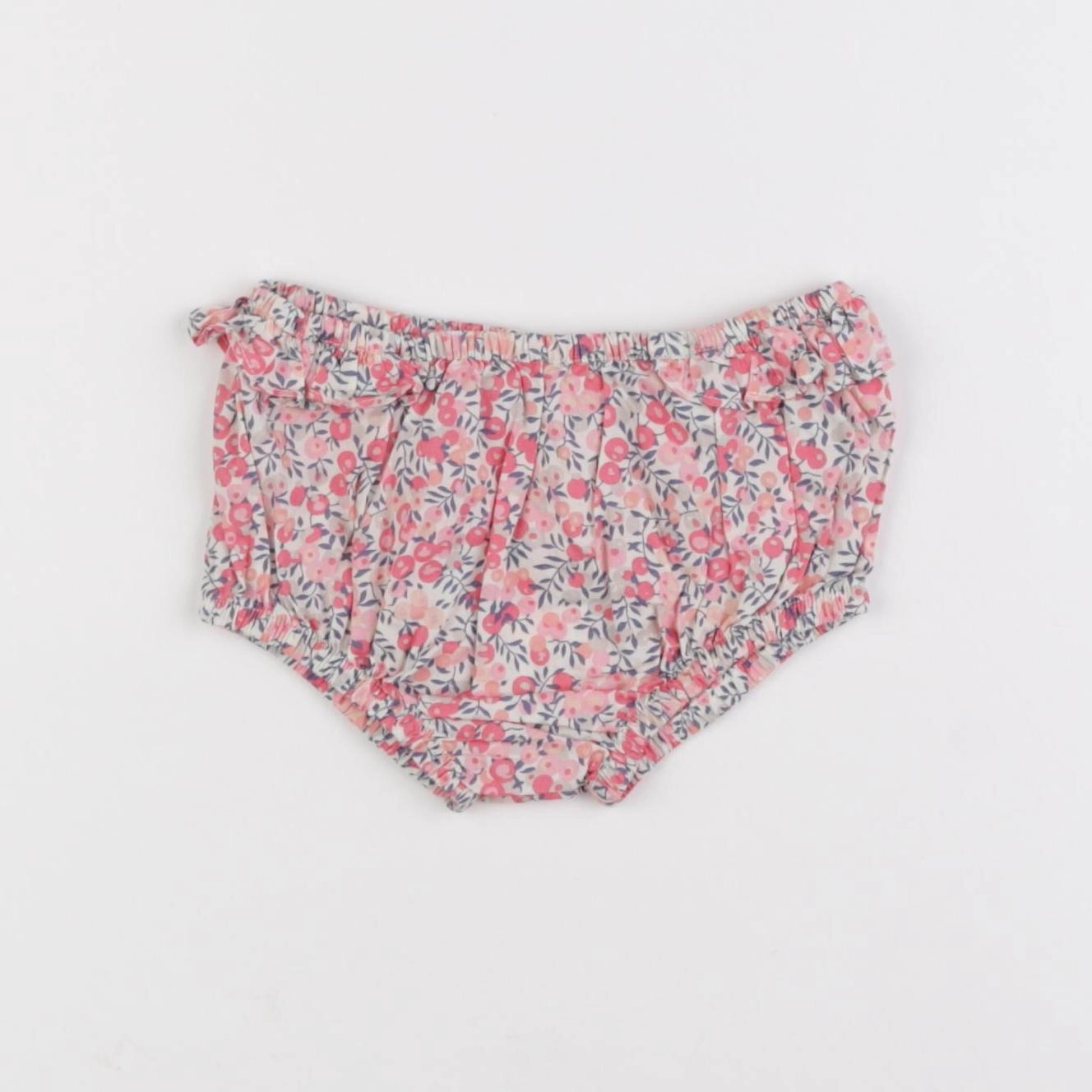 Natalys - bloomer volants au dos rose - 6 mois