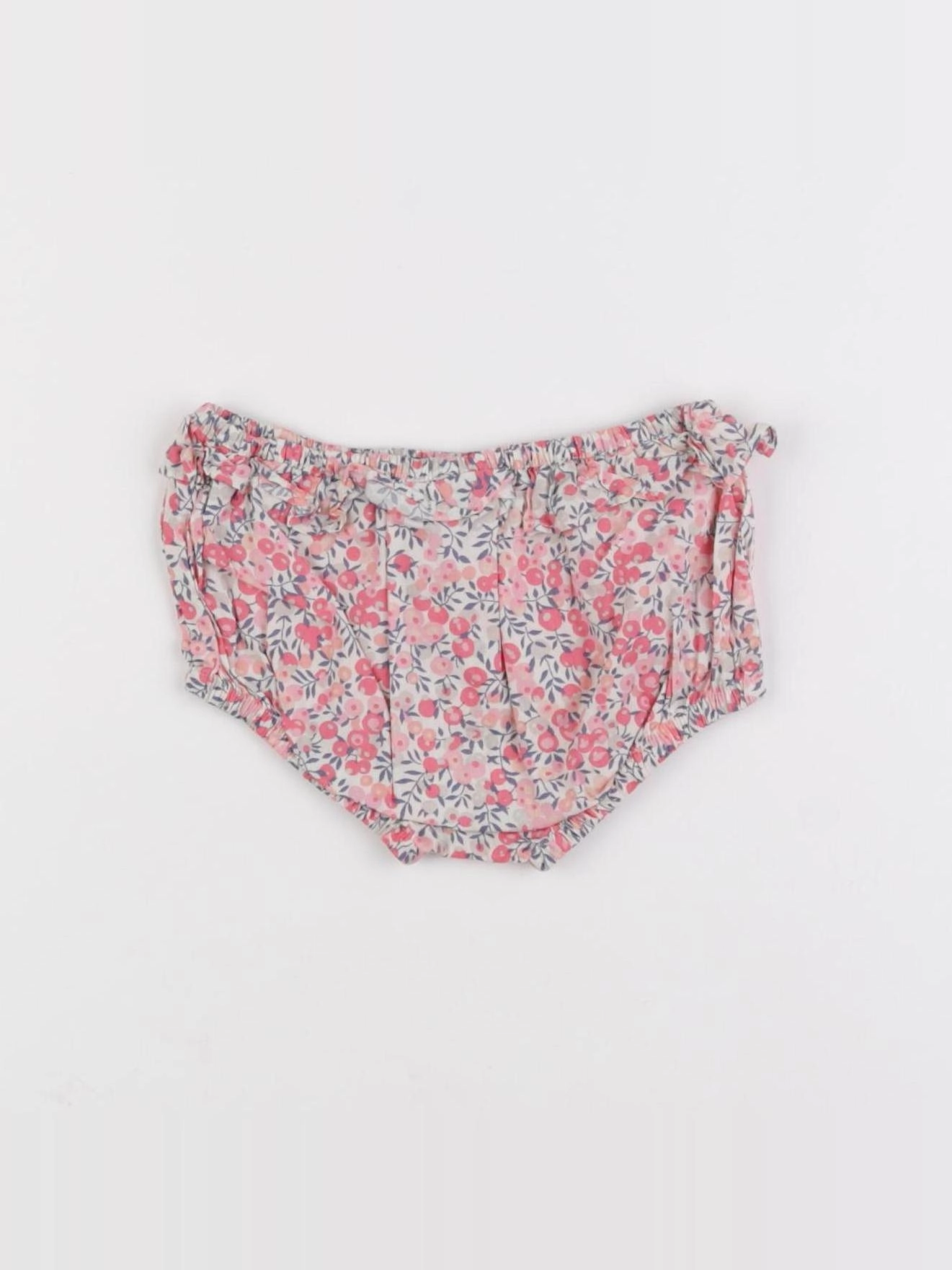 Natalys - bloomer volants au dos rose - 6 mois