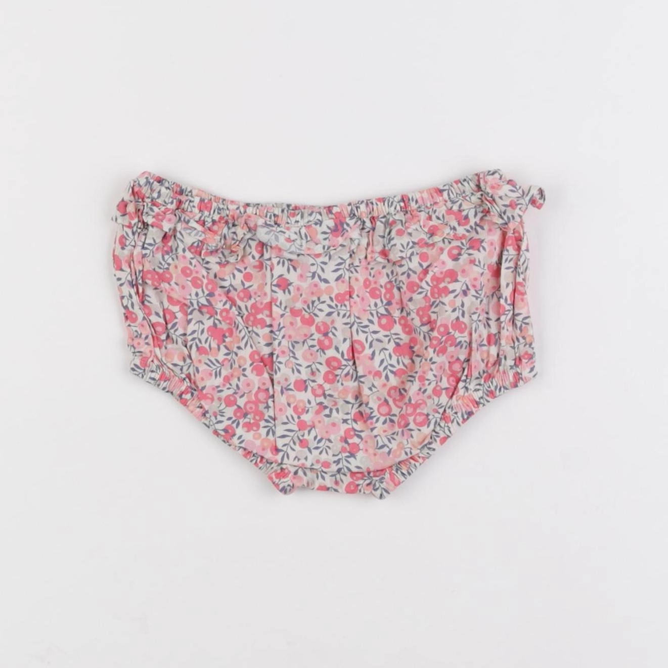 Natalys - bloomer volants au dos rose - 6 mois