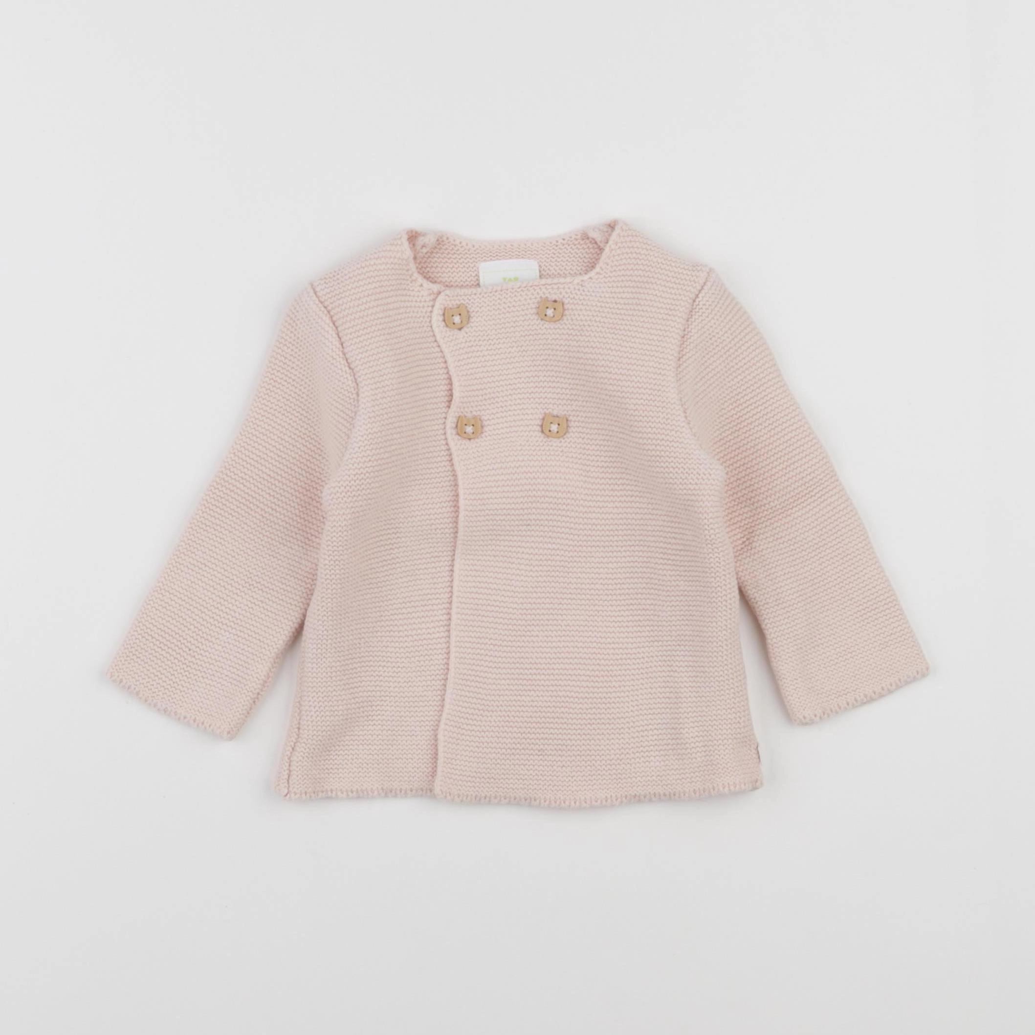 Tape à l'oeil - gilet rose - 6 mois