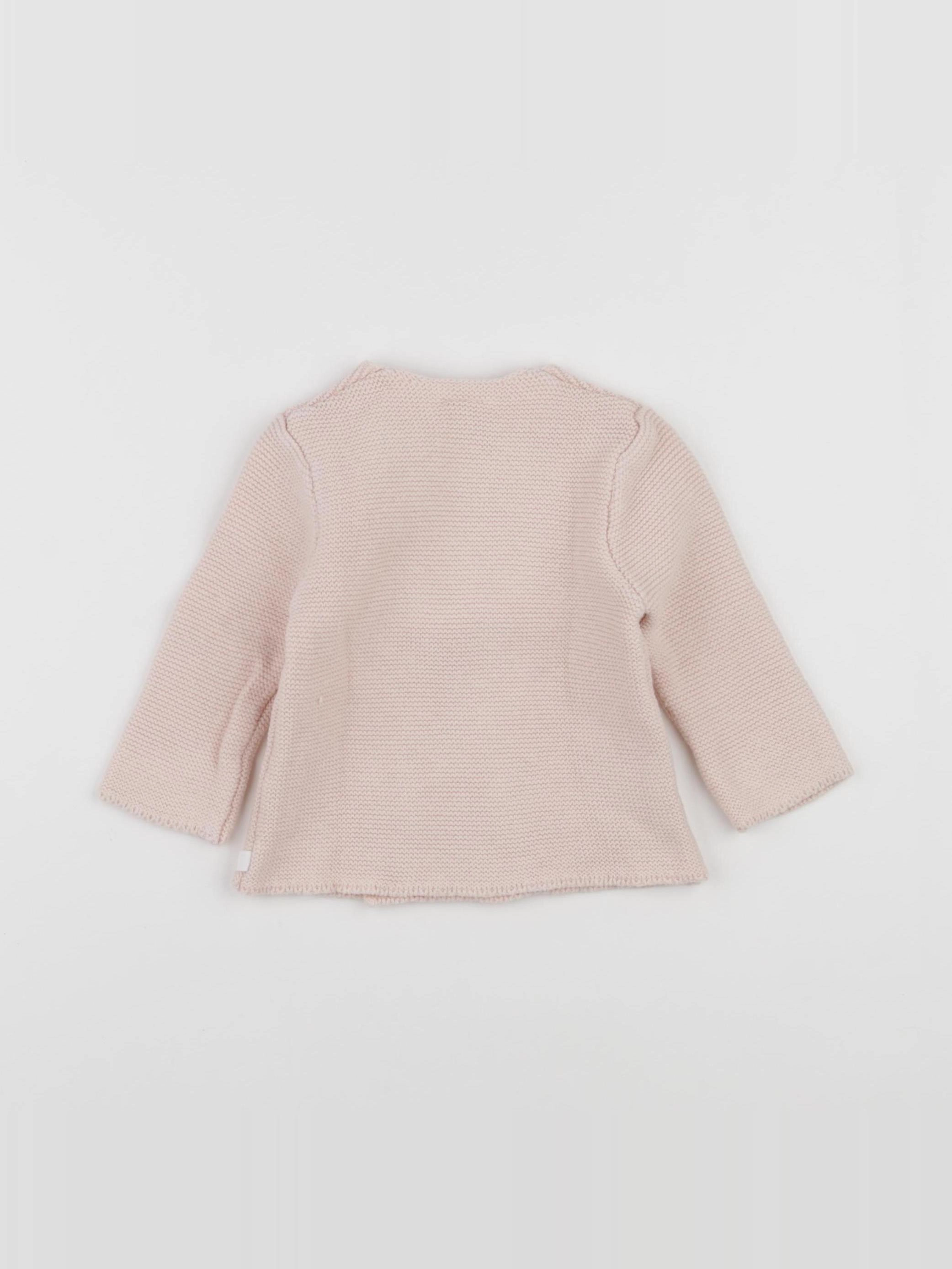 Tape à l'oeil - gilet rose - 6 mois