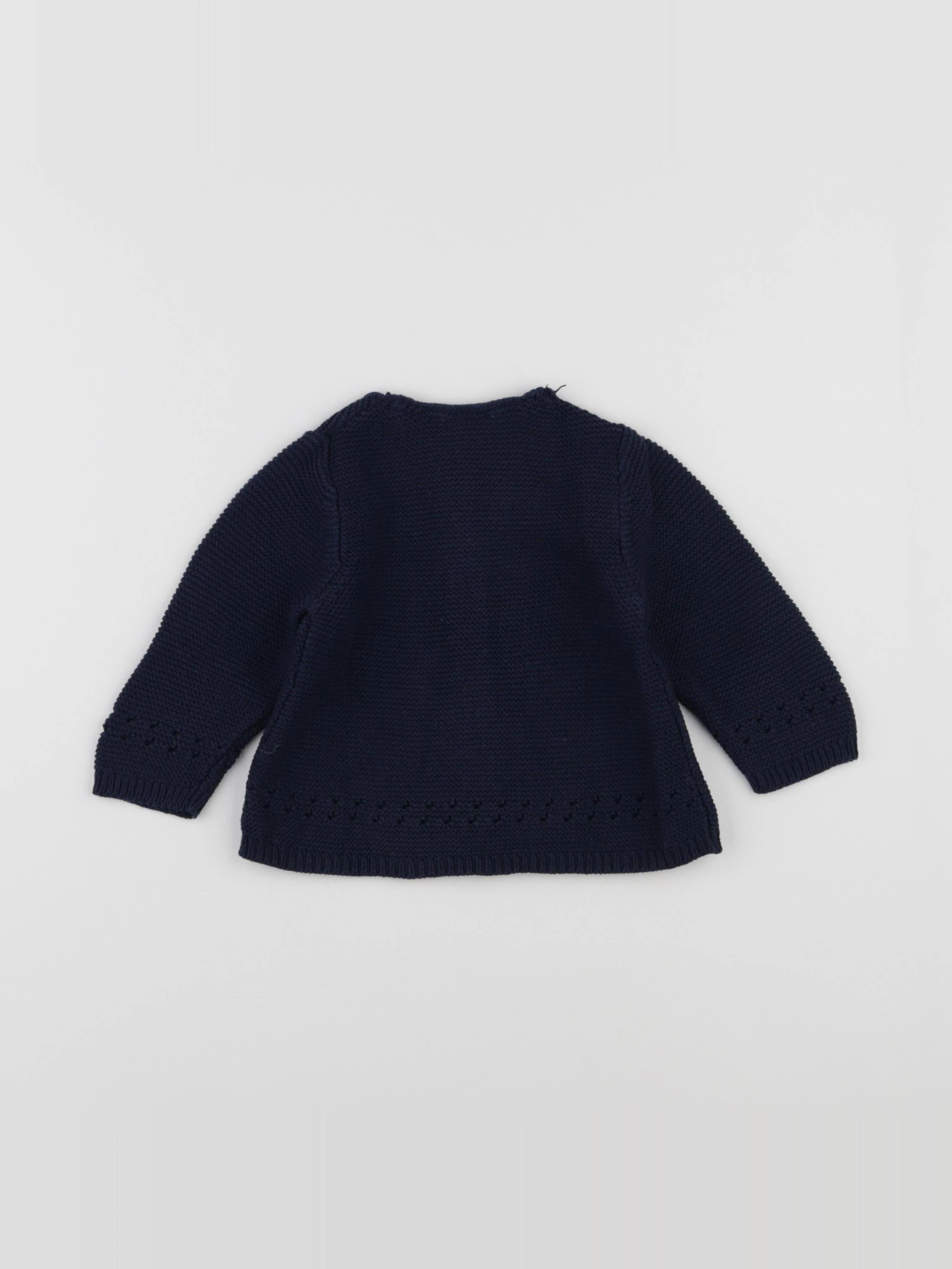 Tape à l'oeil - gilet bleu - 6 mois