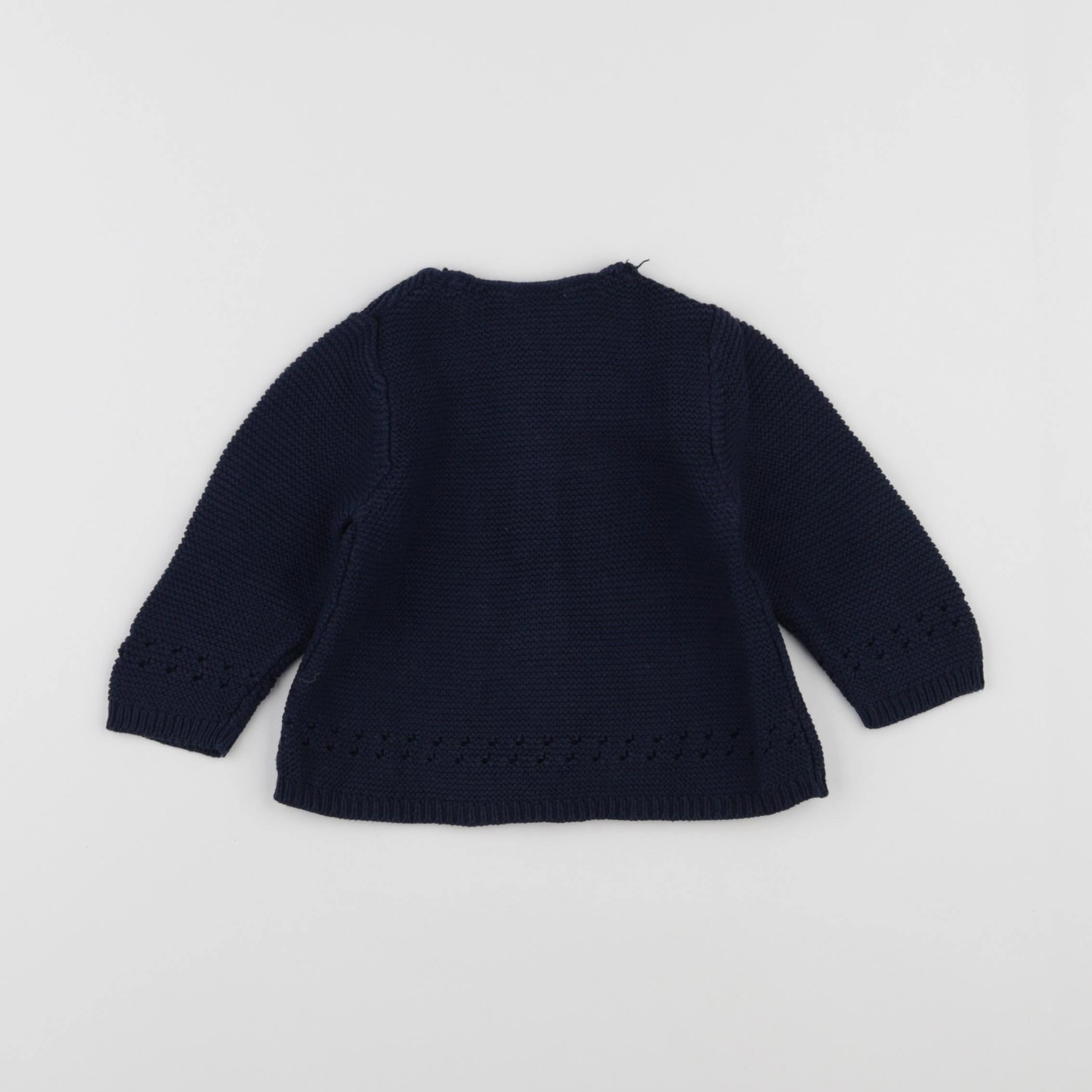 Tape à l'oeil - gilet bleu - 6 mois