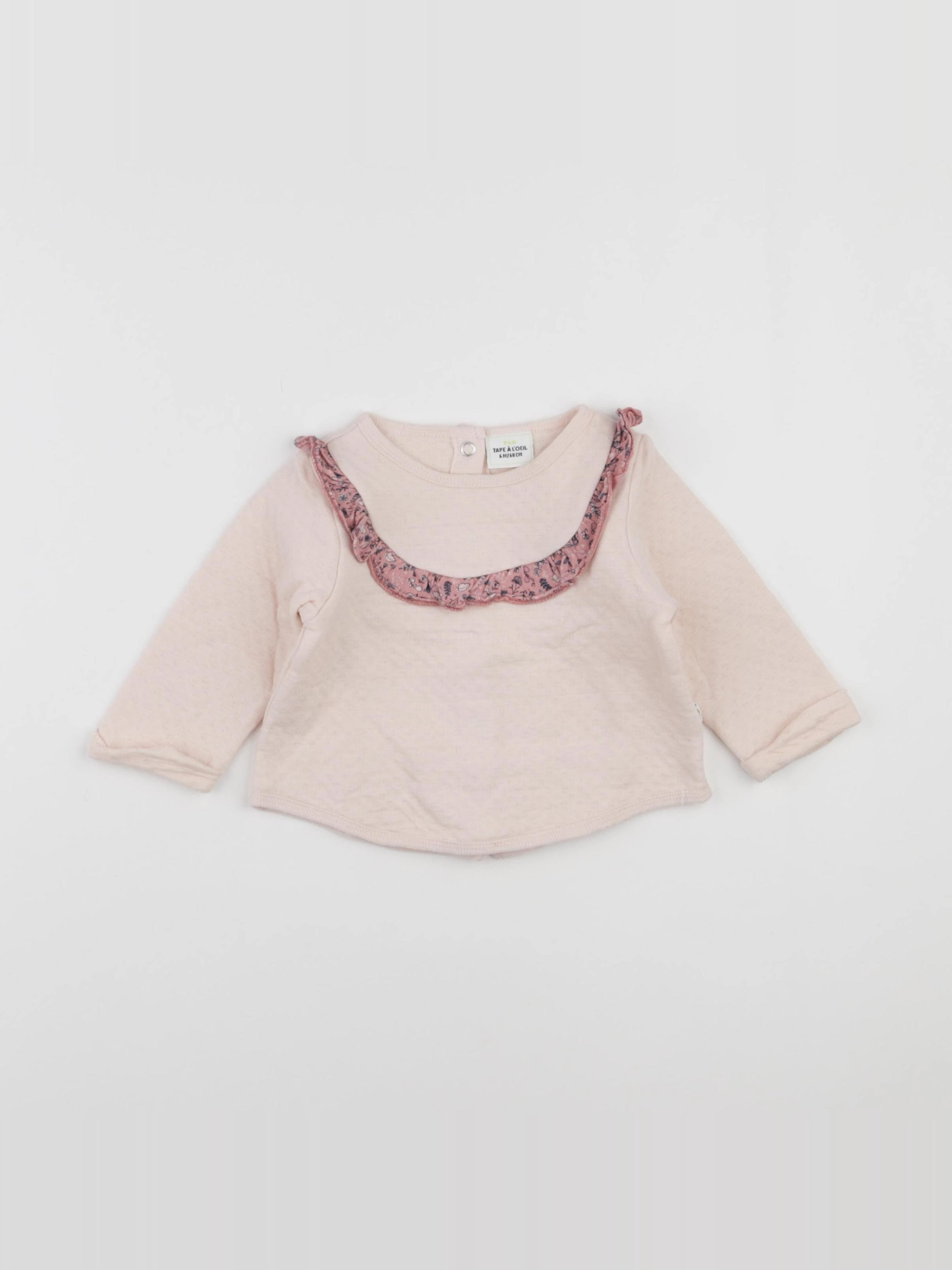 Tape à l'oeil - sweat rose - 6 mois