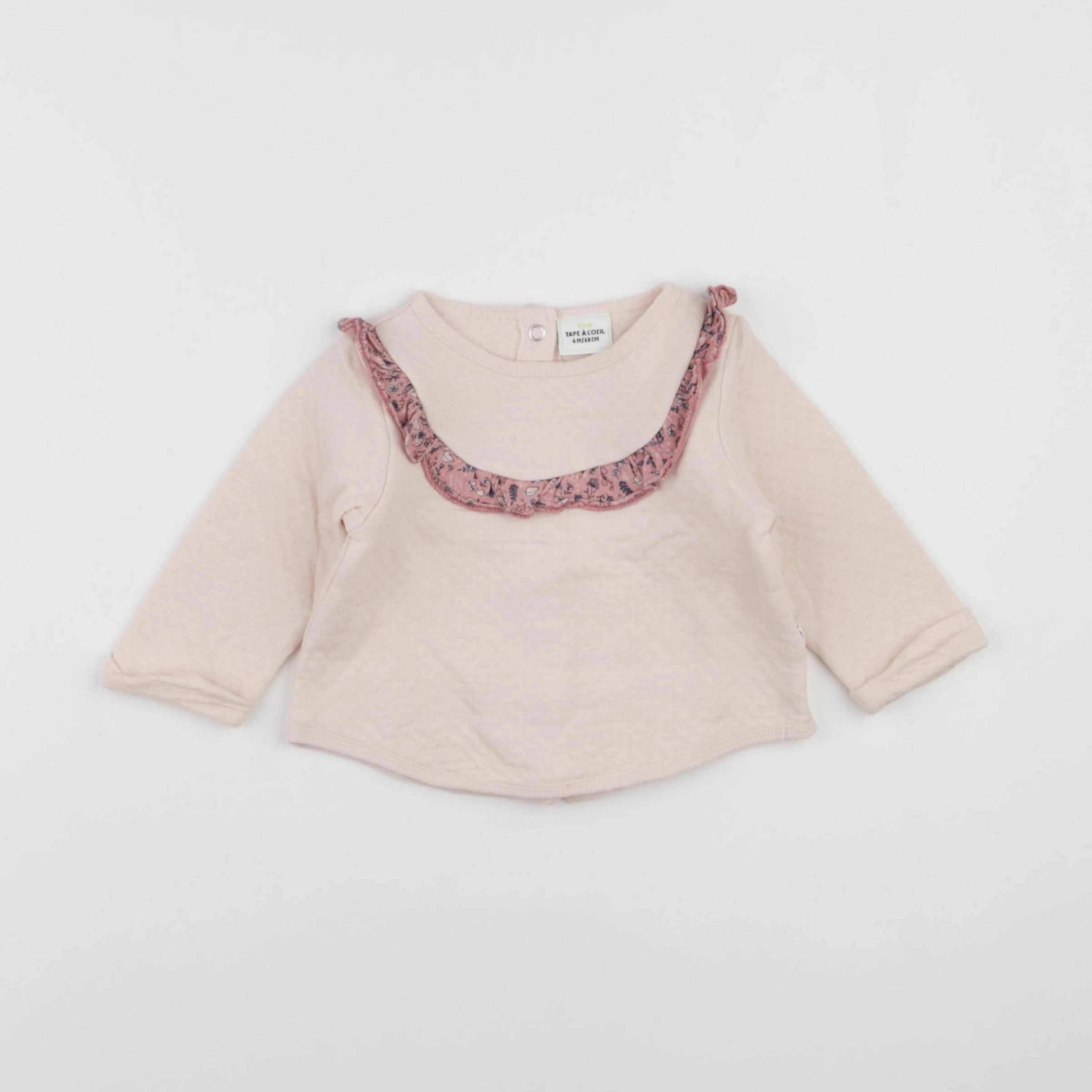 Tape à l'oeil - sweat rose - 6 mois