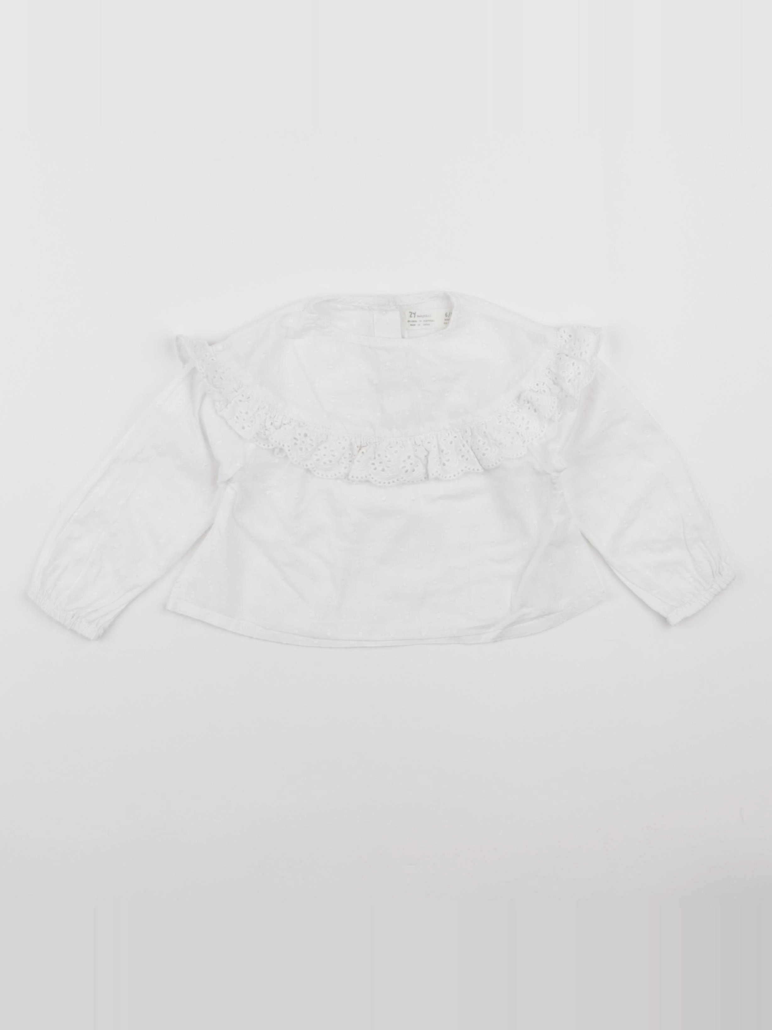 Zippy - blouse blanc - 6/9 mois