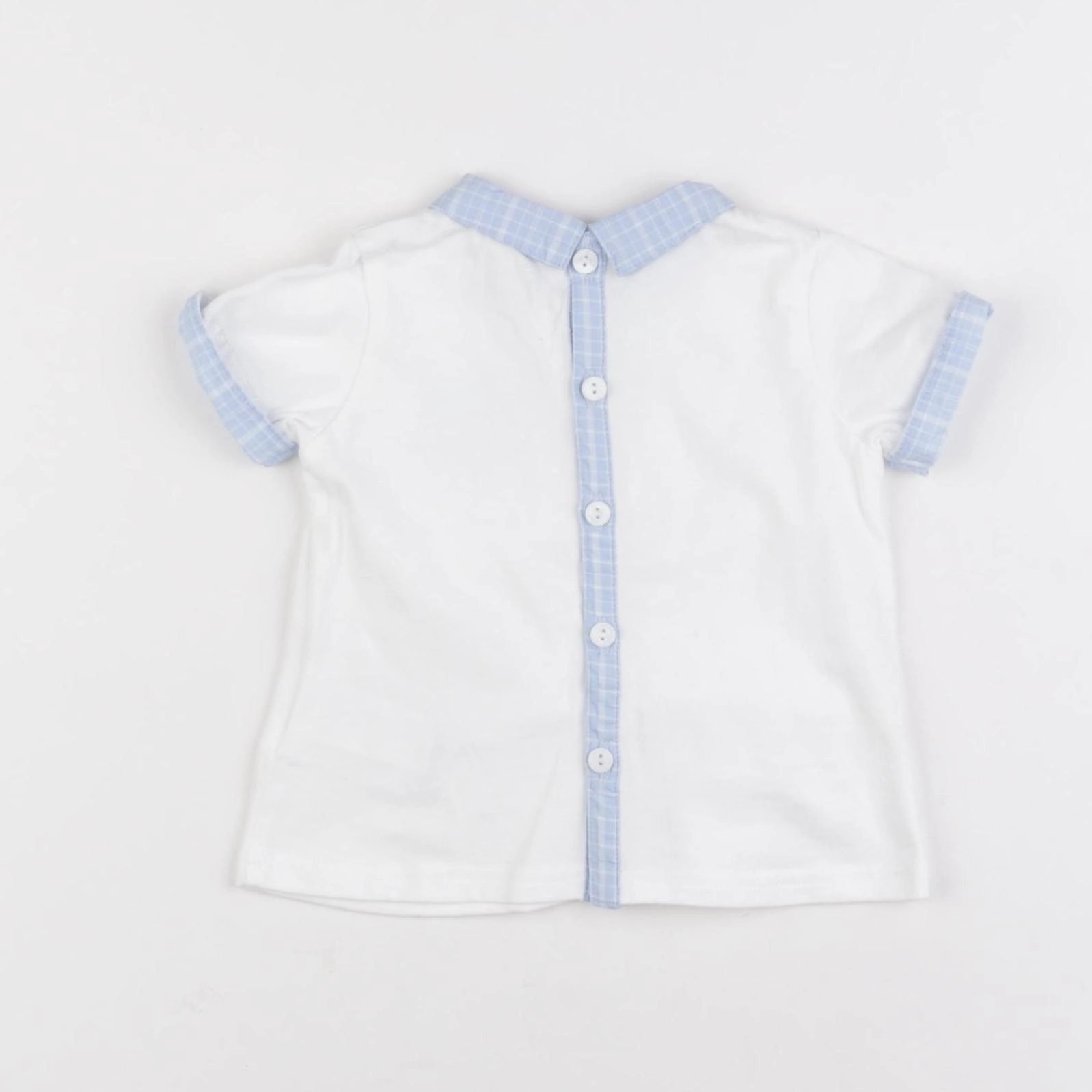 Cyrillus - tee-shirt blanc - 6 mois