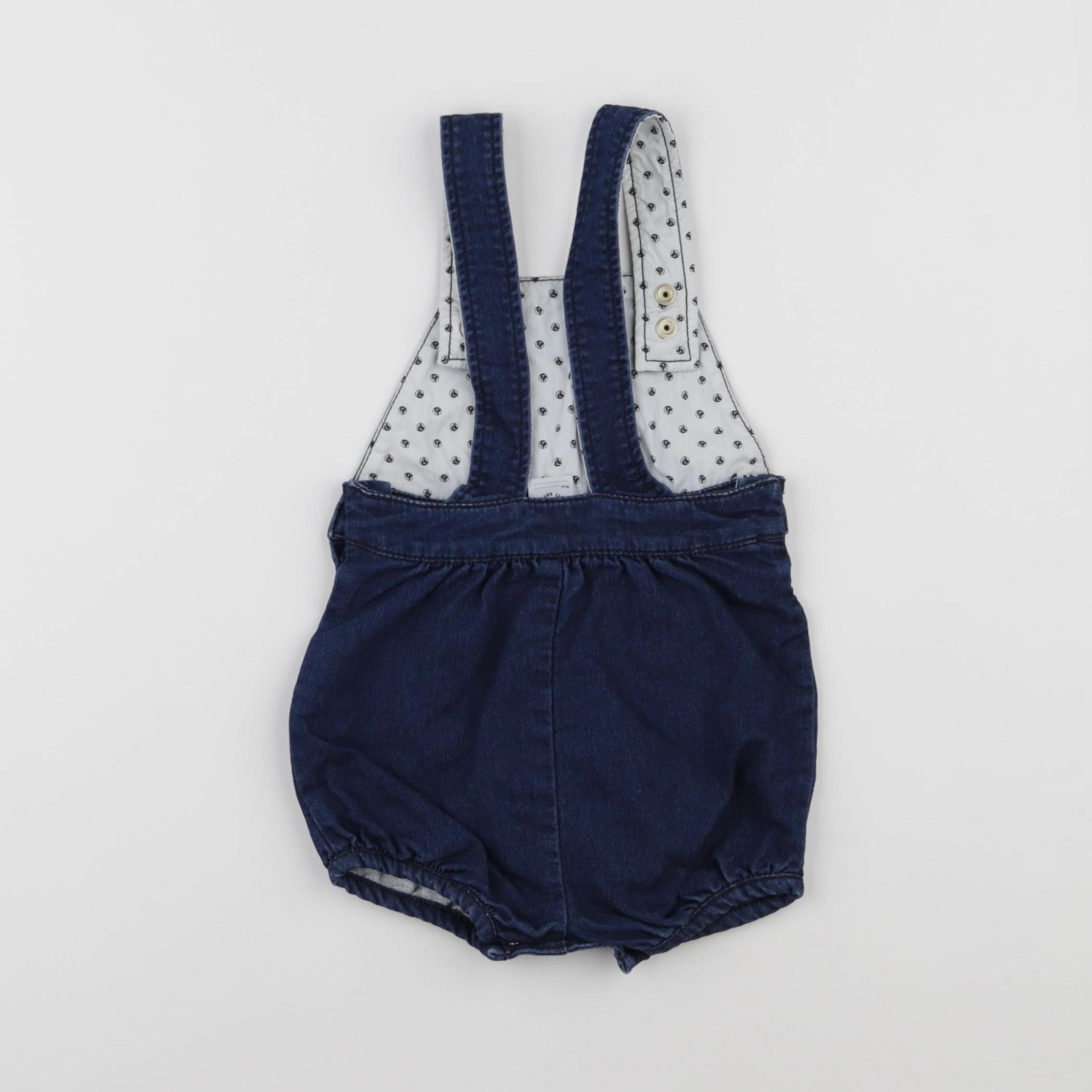 Petit Bateau - combinaison bleu - 12 mois