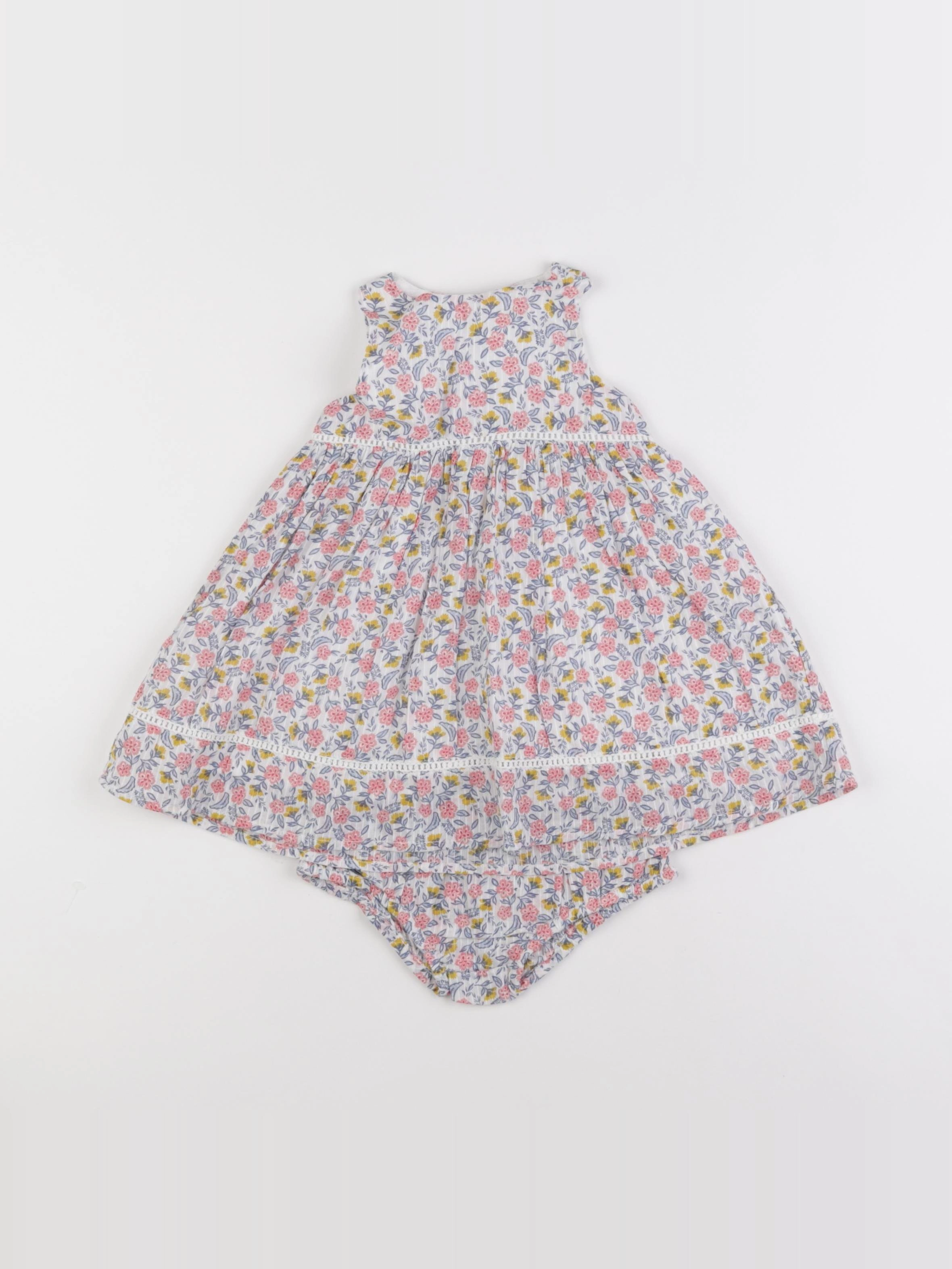 Boutchou - robe multicolore - 6 mois