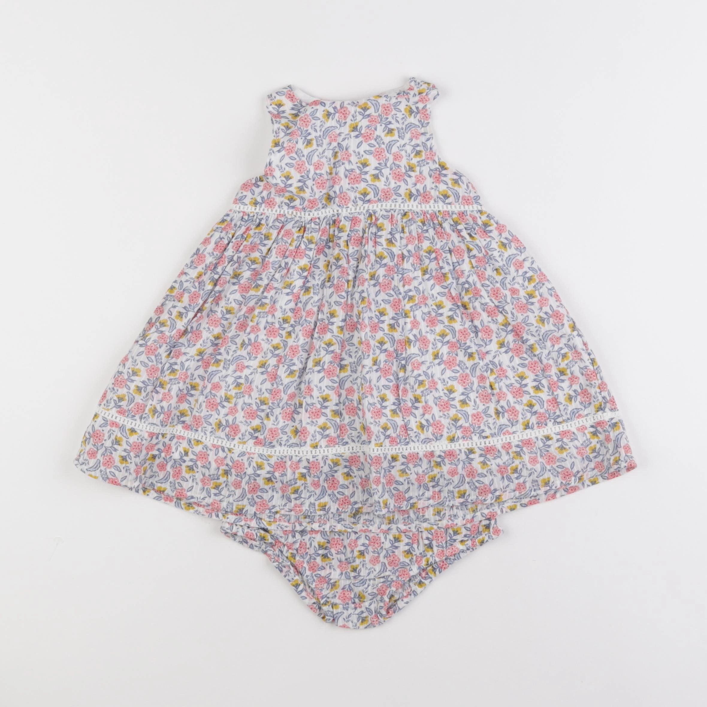 Boutchou - robe multicolore - 6 mois