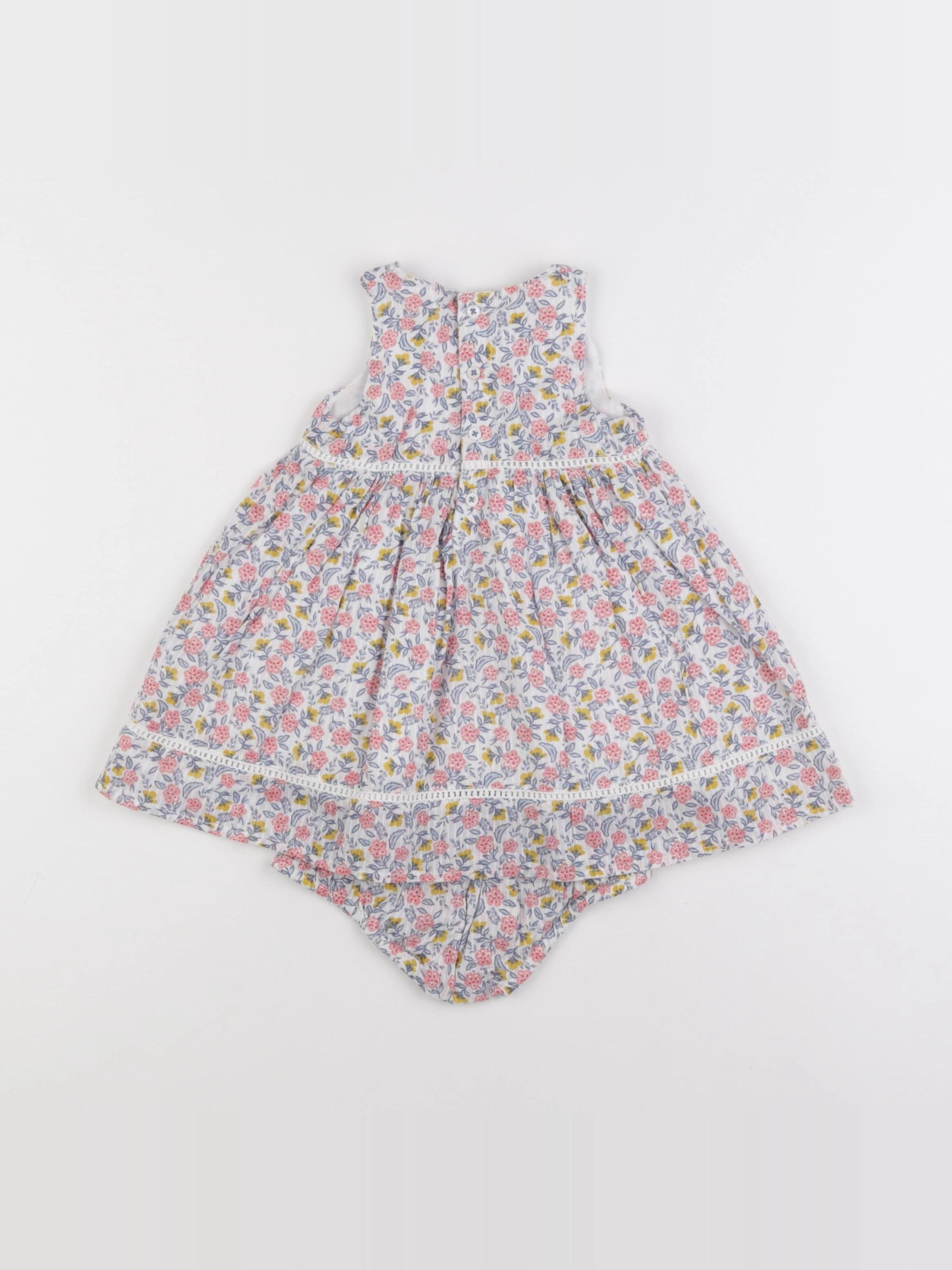 Boutchou - robe multicolore - 6 mois