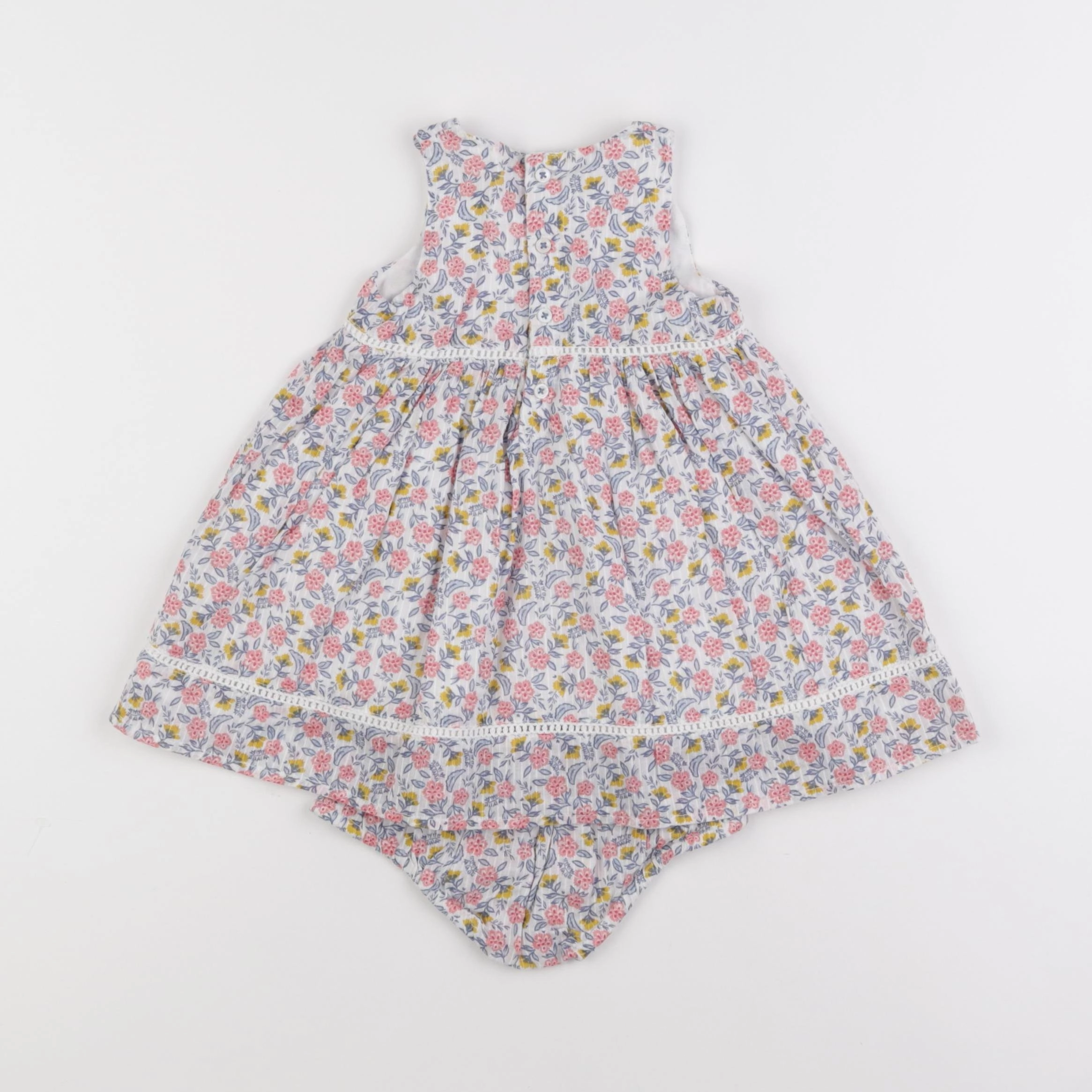 Boutchou - robe multicolore - 6 mois