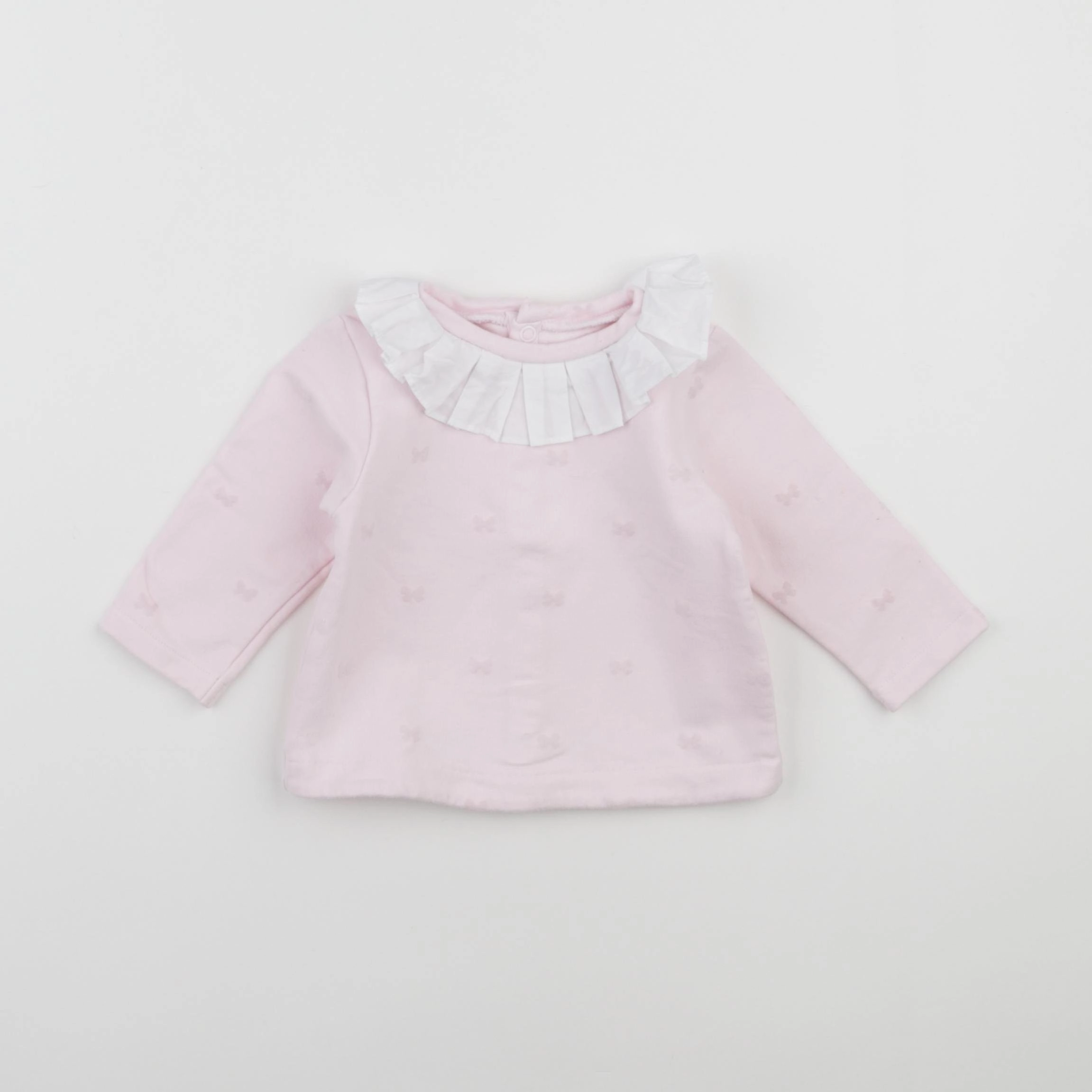 Jacadi - sweat rose - 6 mois