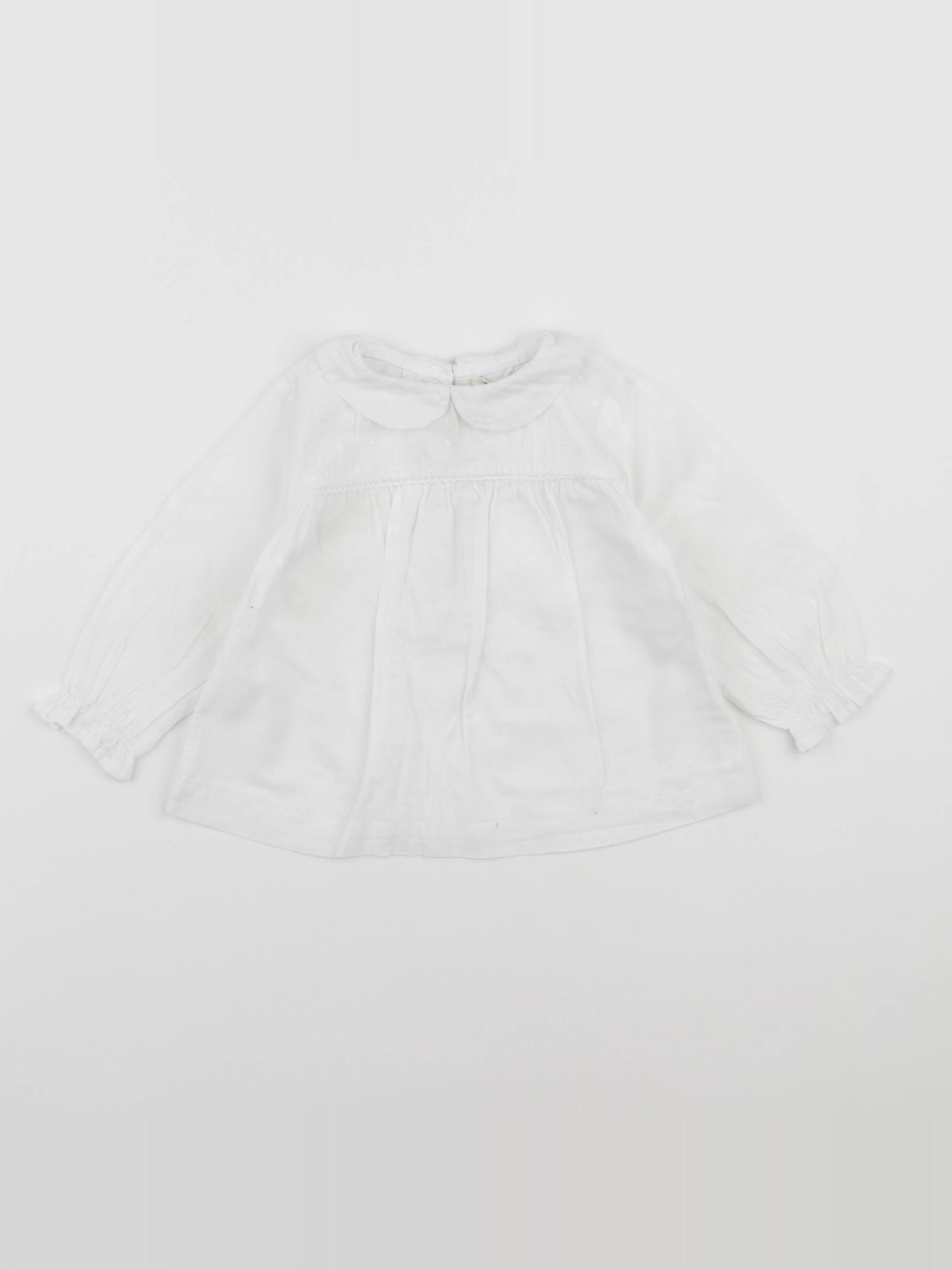 Zippy - blouse blanc - 3/6 mois