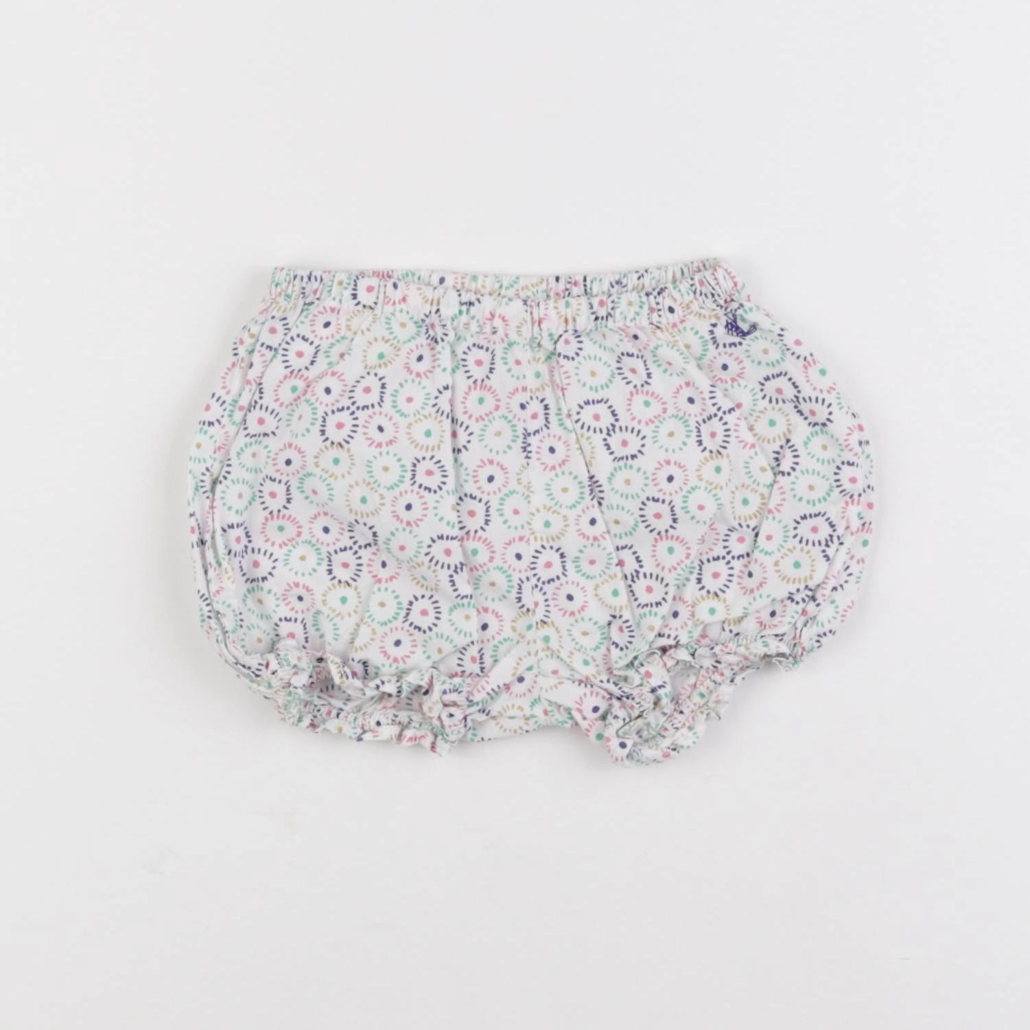 Petit Bateau - bloomer multicolore - 6 mois