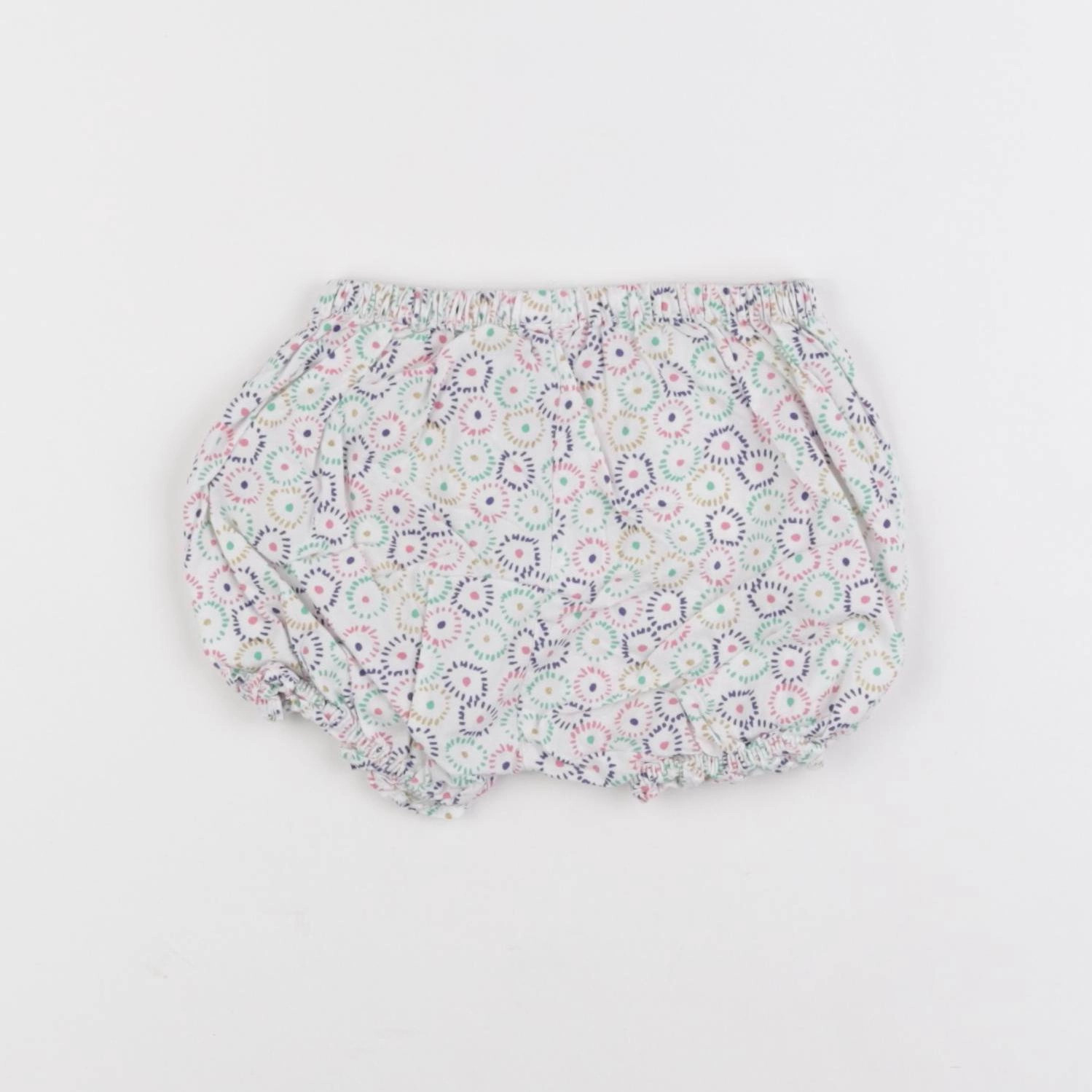 Petit Bateau - bloomer multicolore - 6 mois