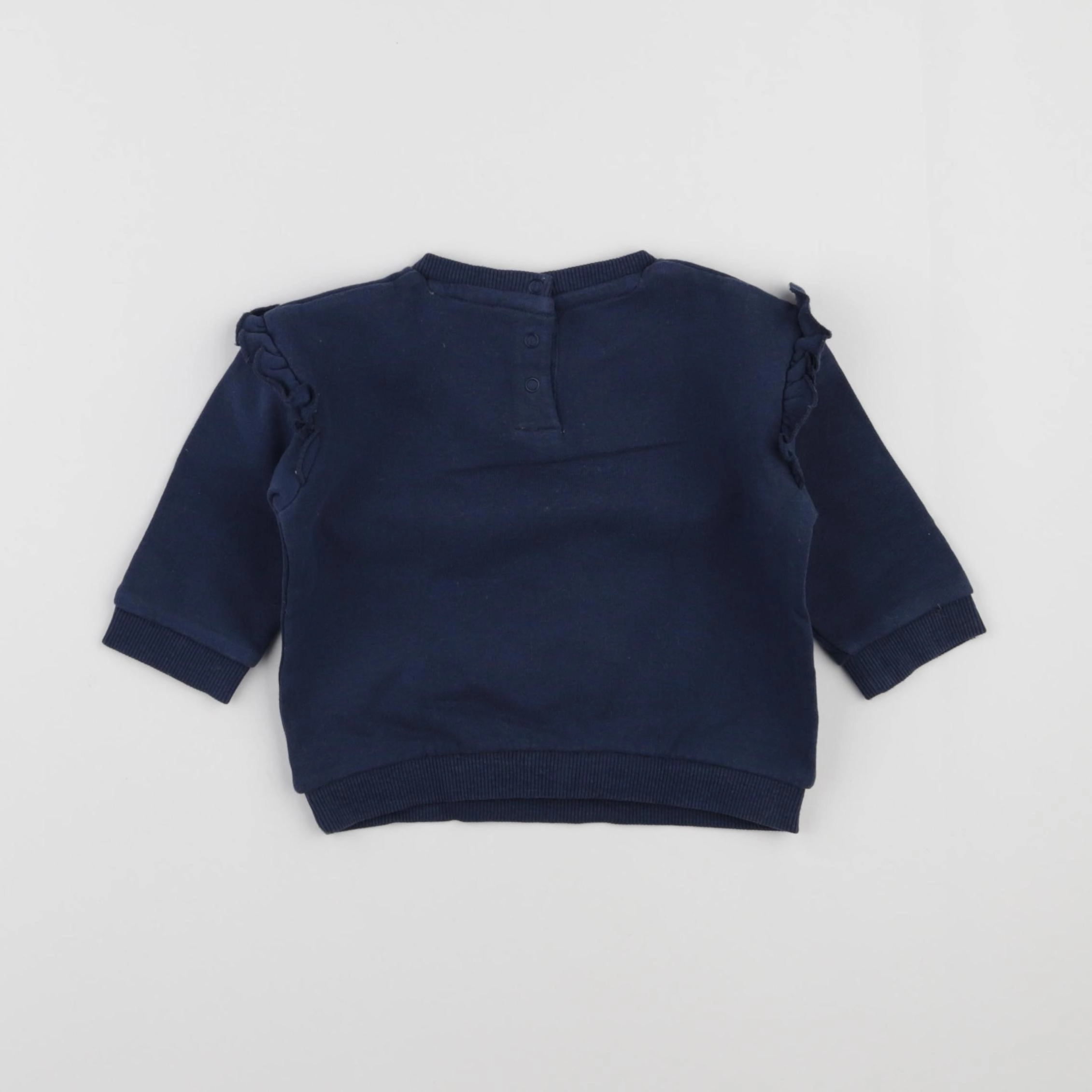 Tape à l'oeil - sweat bleu - 6 mois