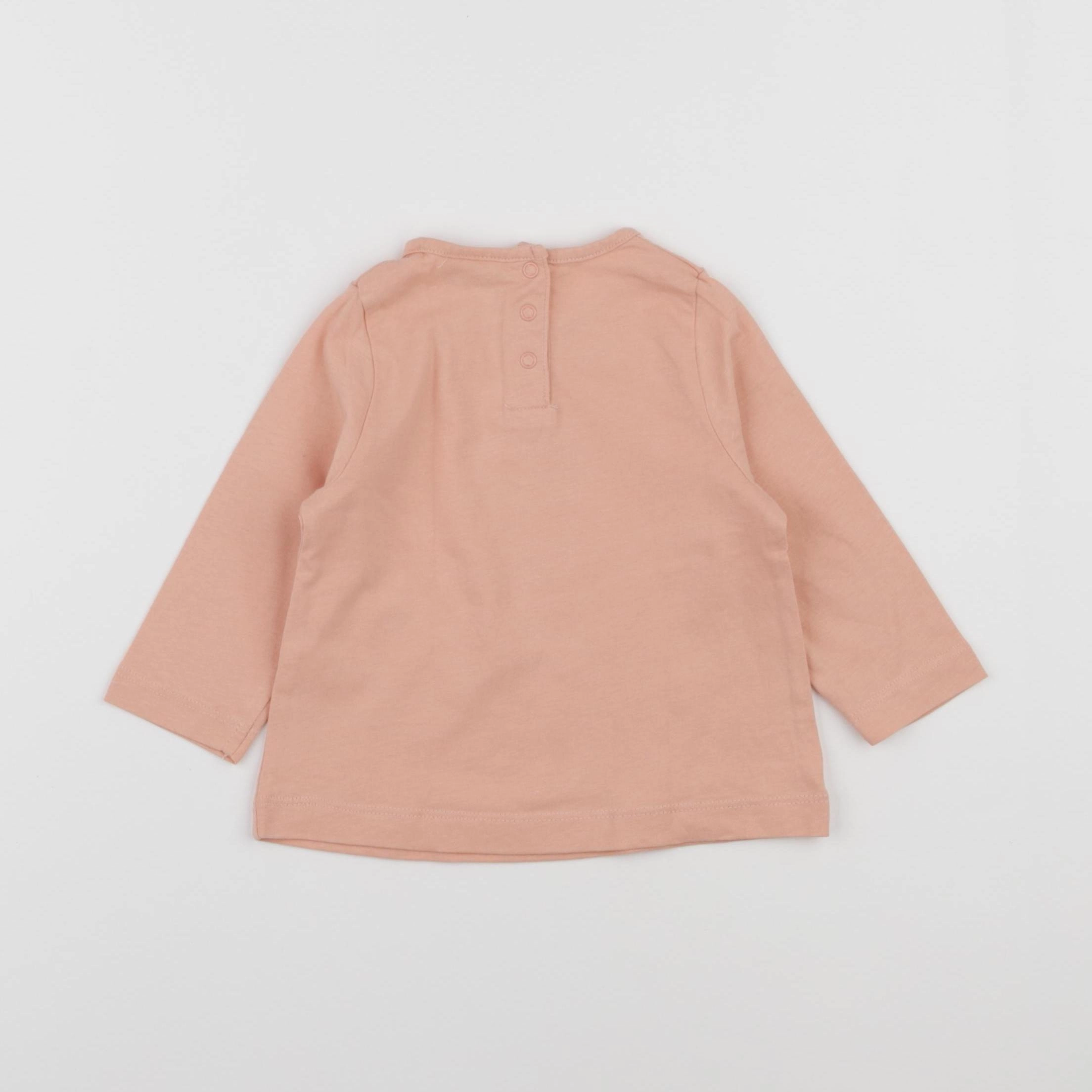 Tape à l'oeil - tee-shirt rose - 12 mois