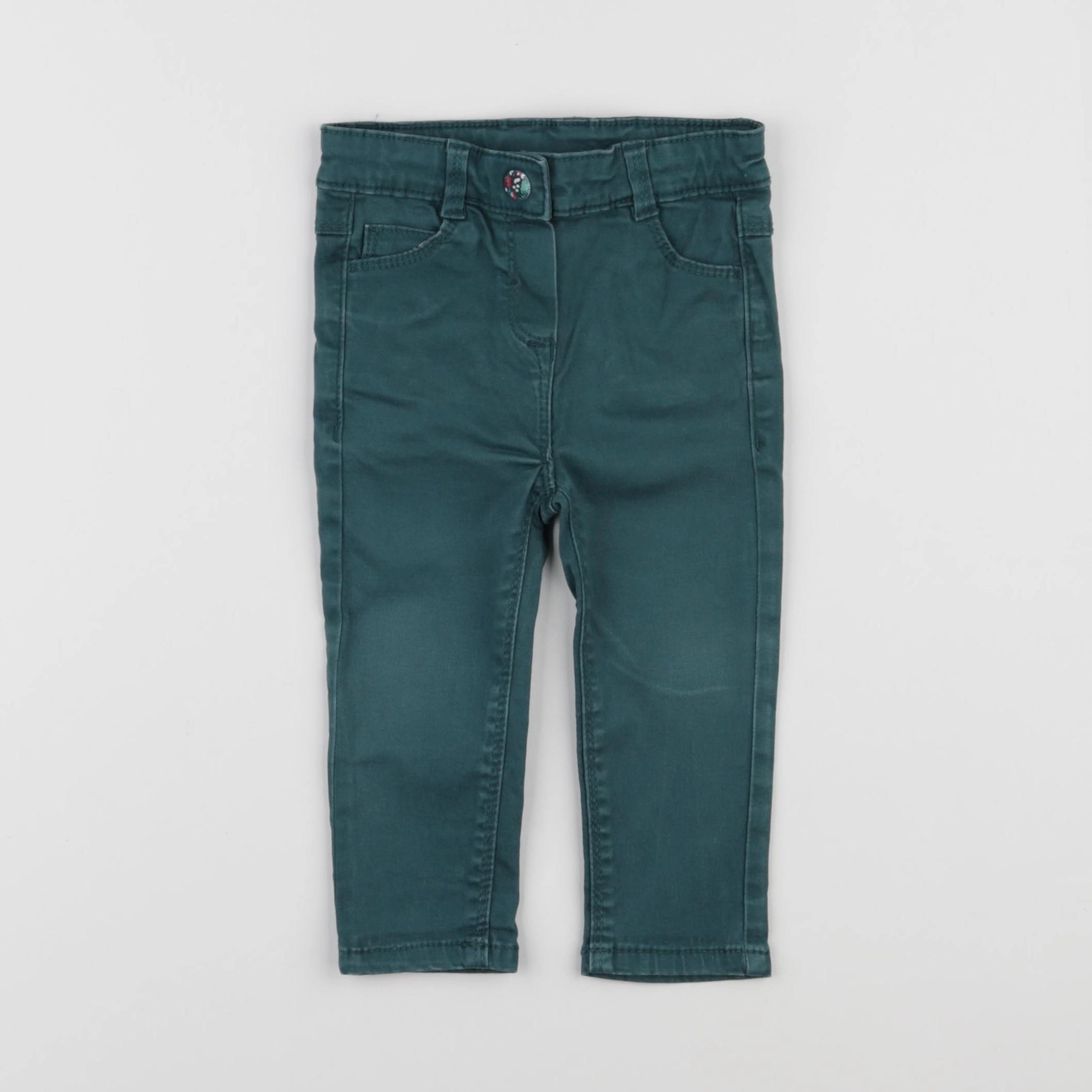Tape à l'oeil - pantalon vert - 9 mois