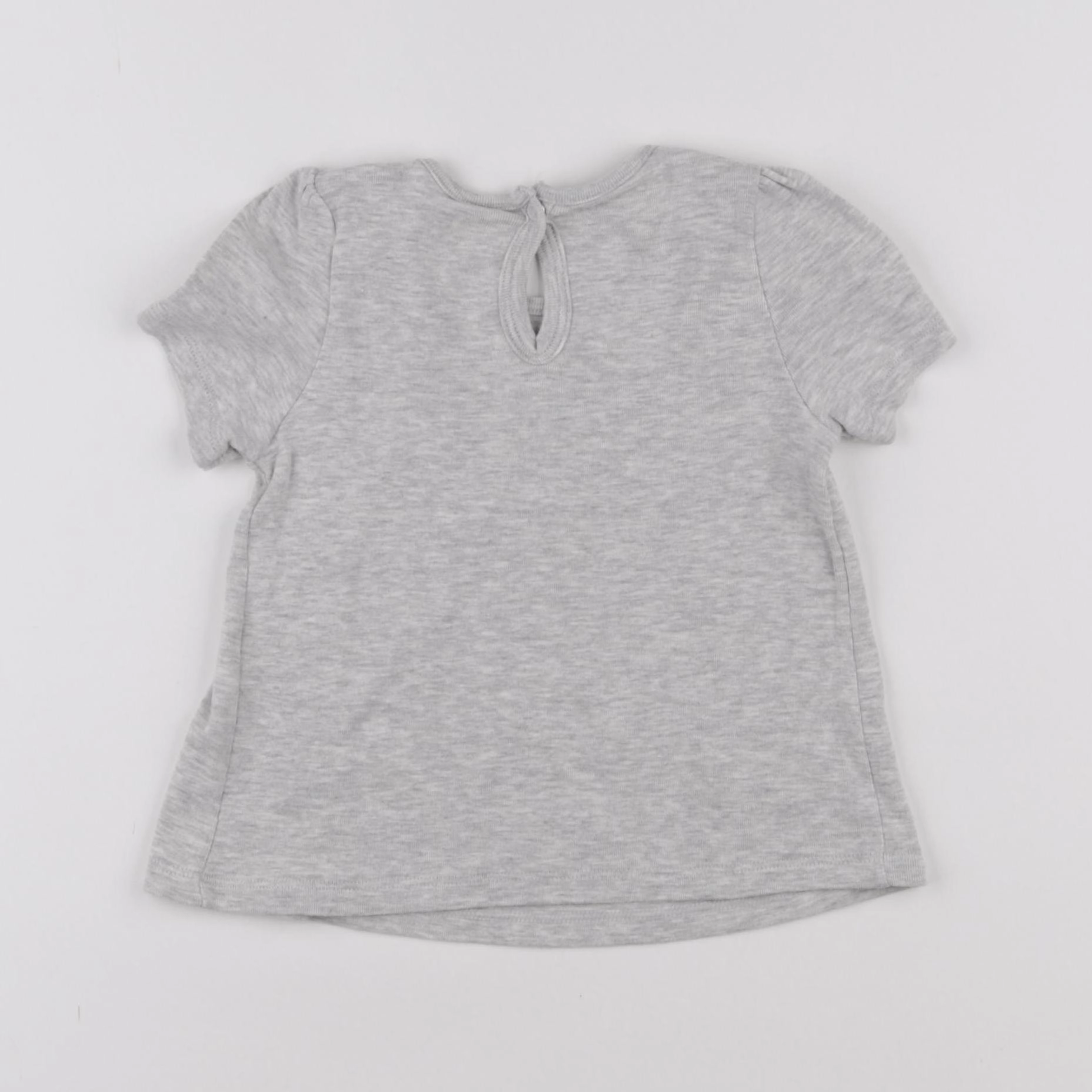 Petit Bateau - tee-shirt gris - 2 ans