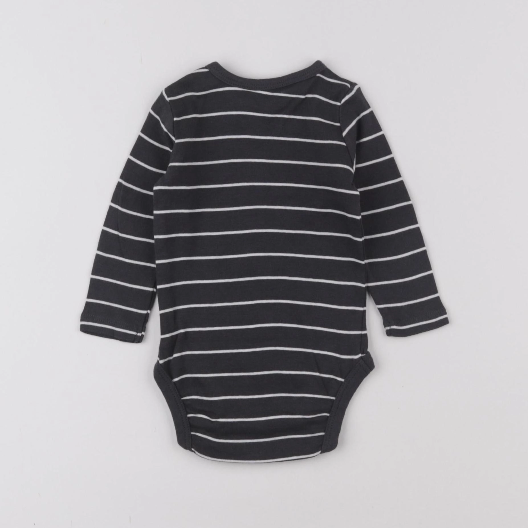 H&M - body gris - 3 mois