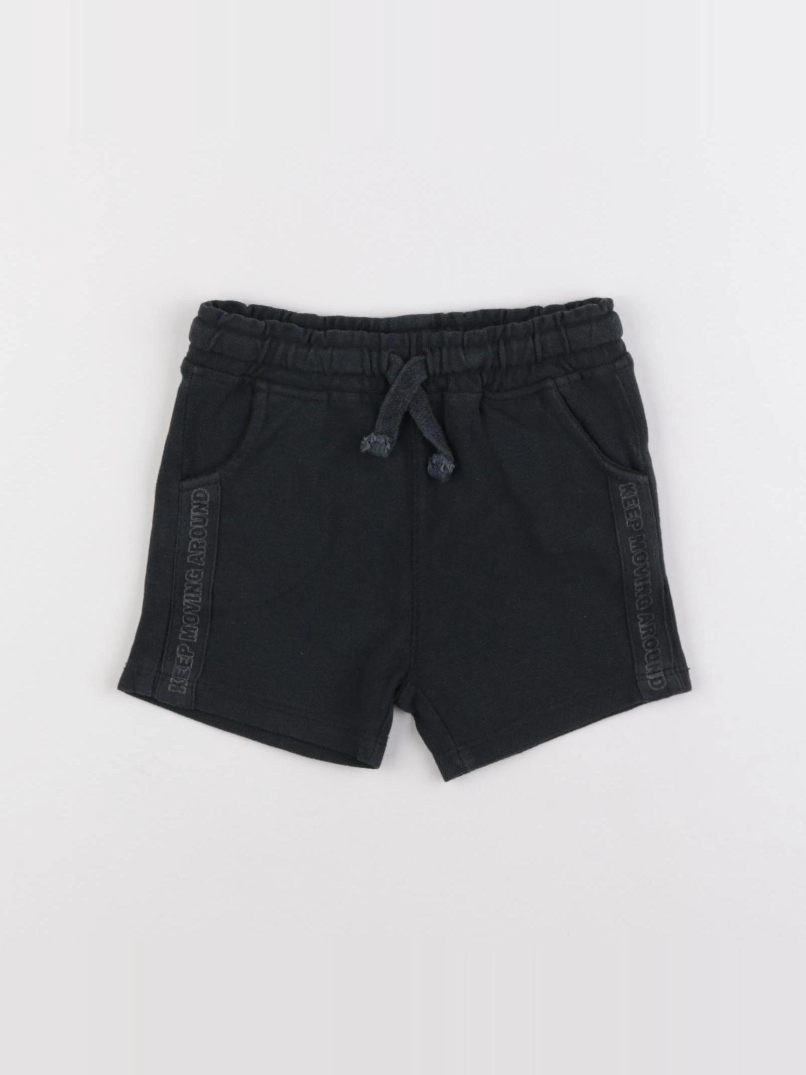 Zara - short noir - 12/18 mois