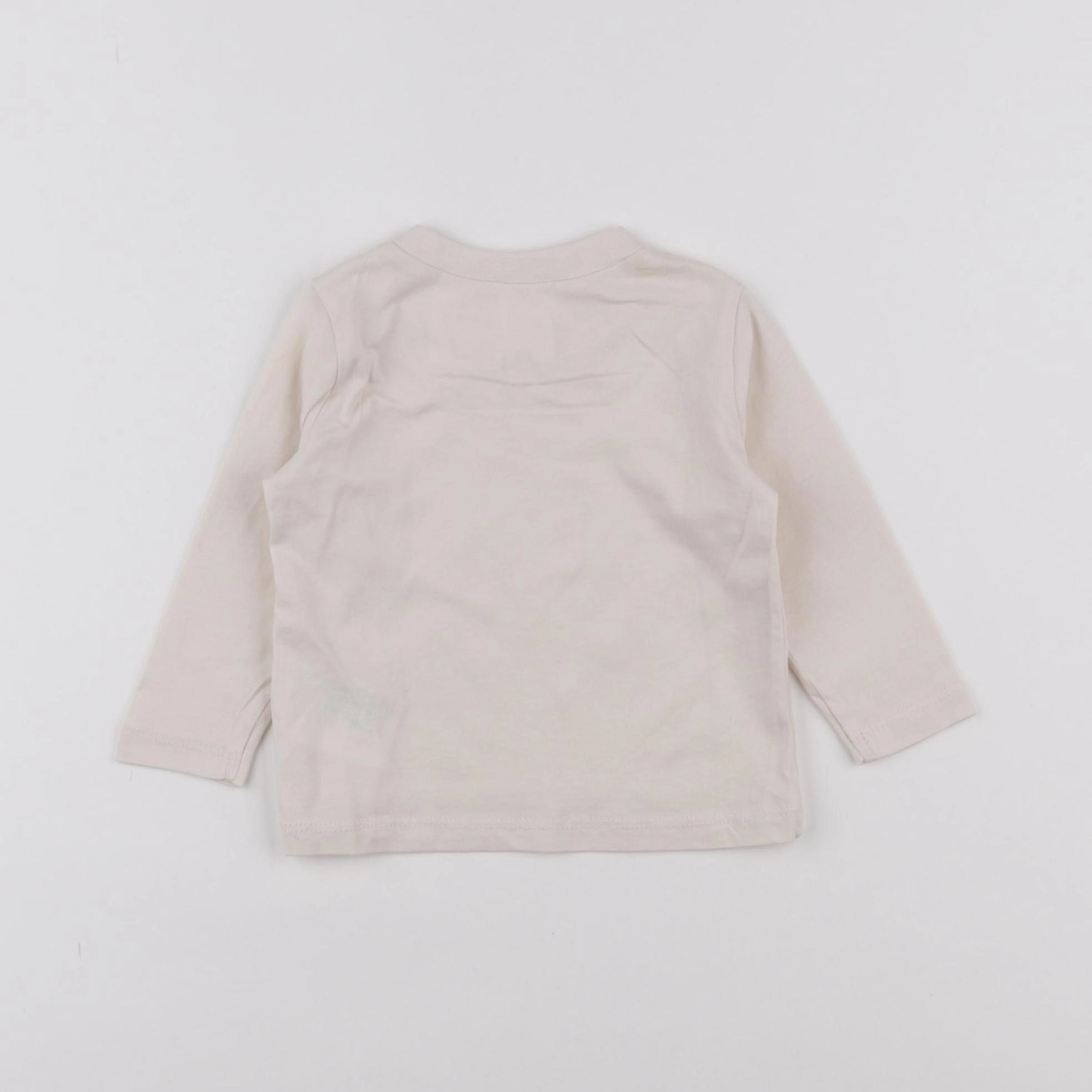H&M - tee-shirt beige - 3 mois