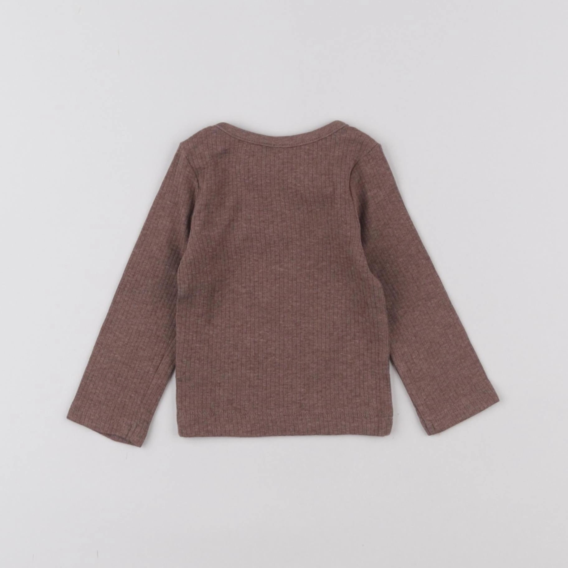 H&M - tee-shirt marron - 3 mois