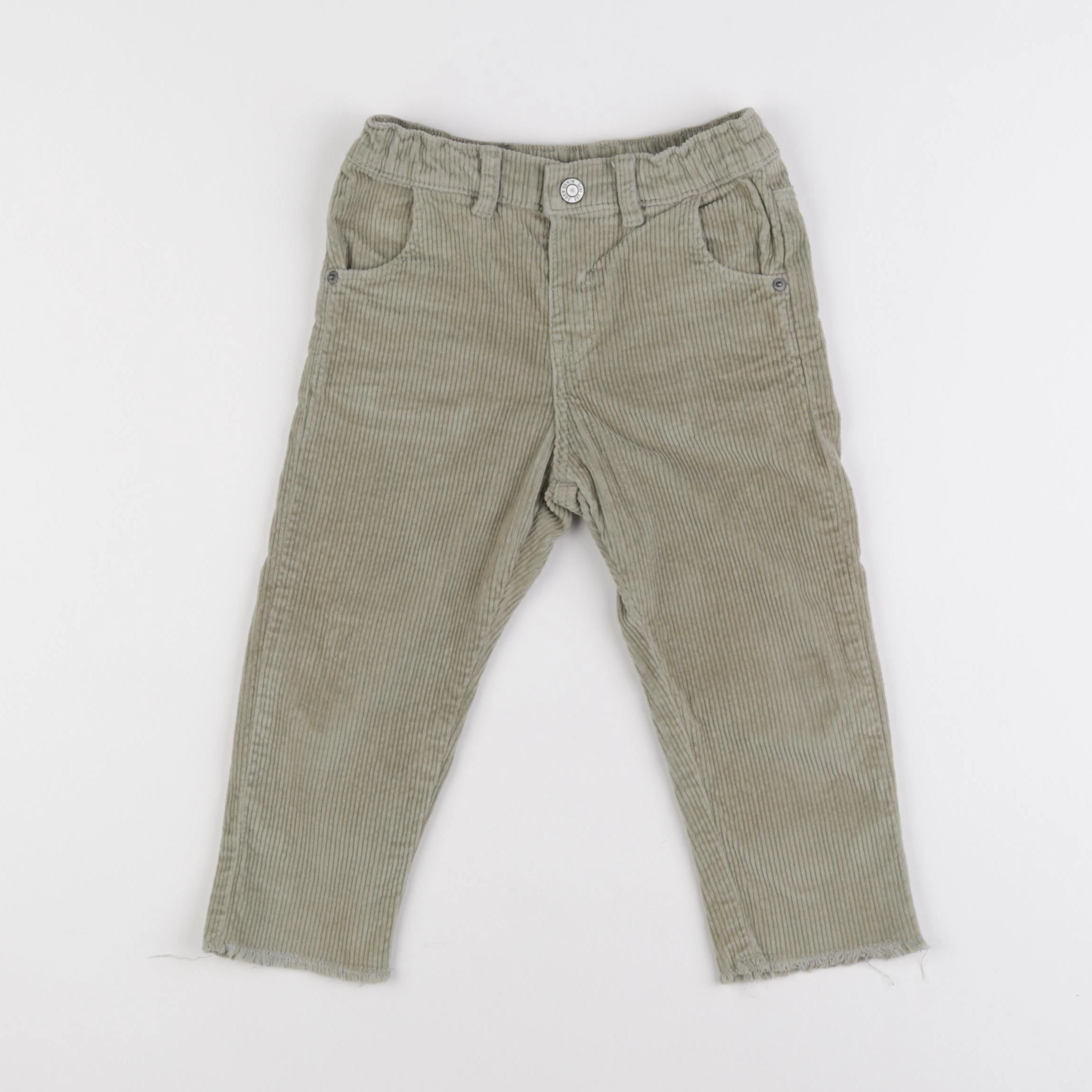 Zara - pantalon vert - 12/18 mois