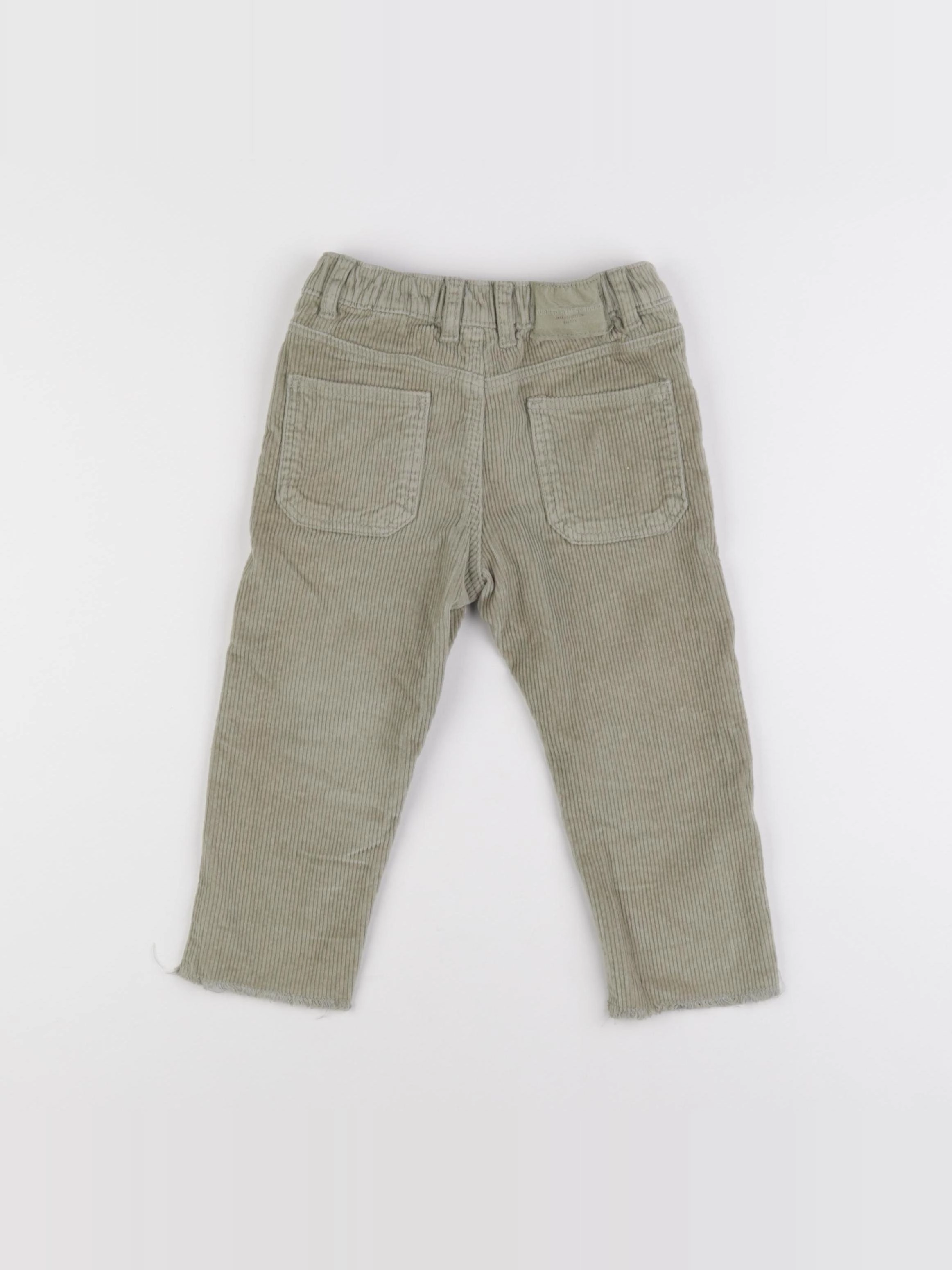 Zara - pantalon vert - 12/18 mois