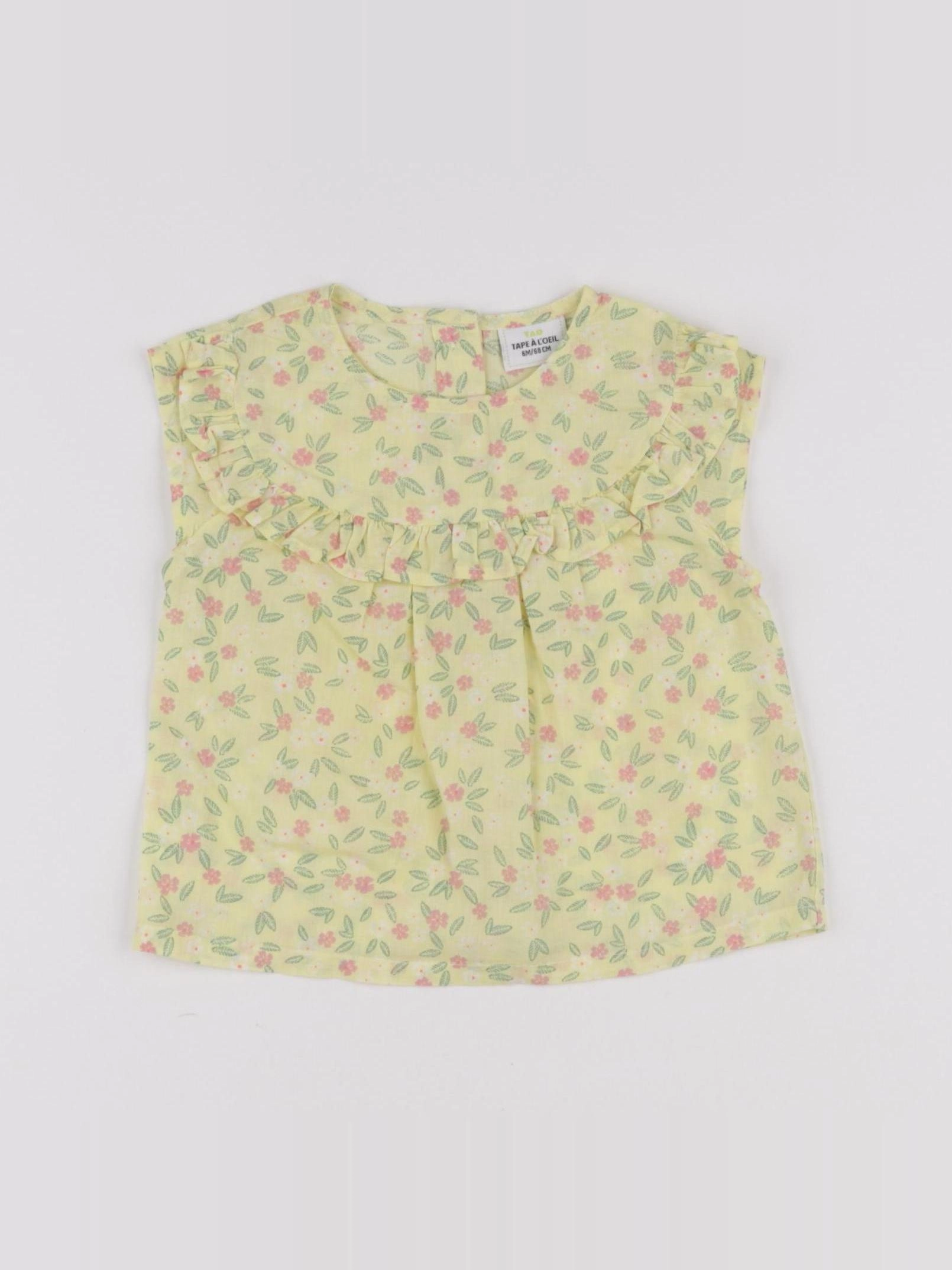 Tape à l'oeil - blouse jaune - 6 mois