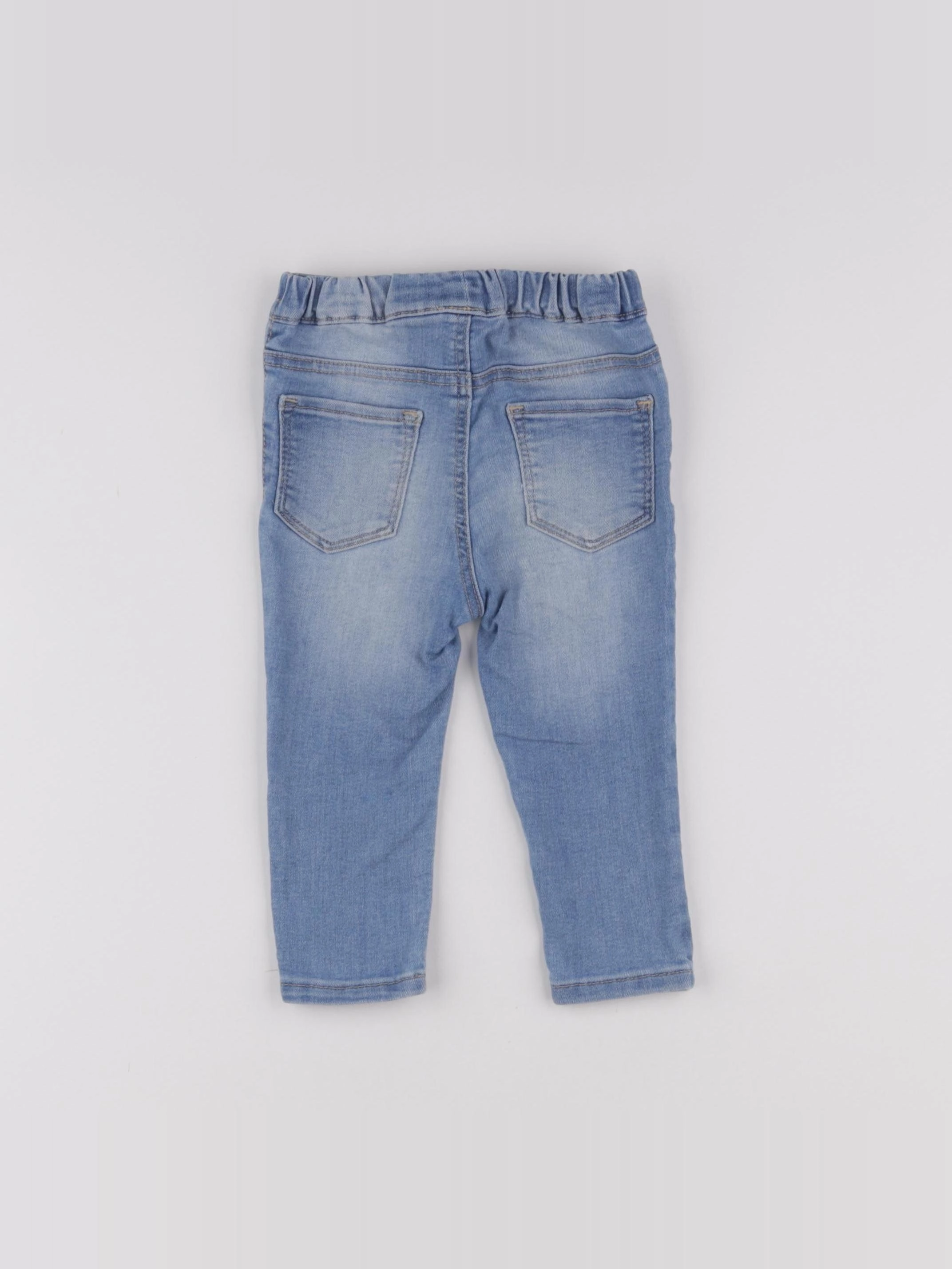 H&M - jegging bleu - 9/12 mois