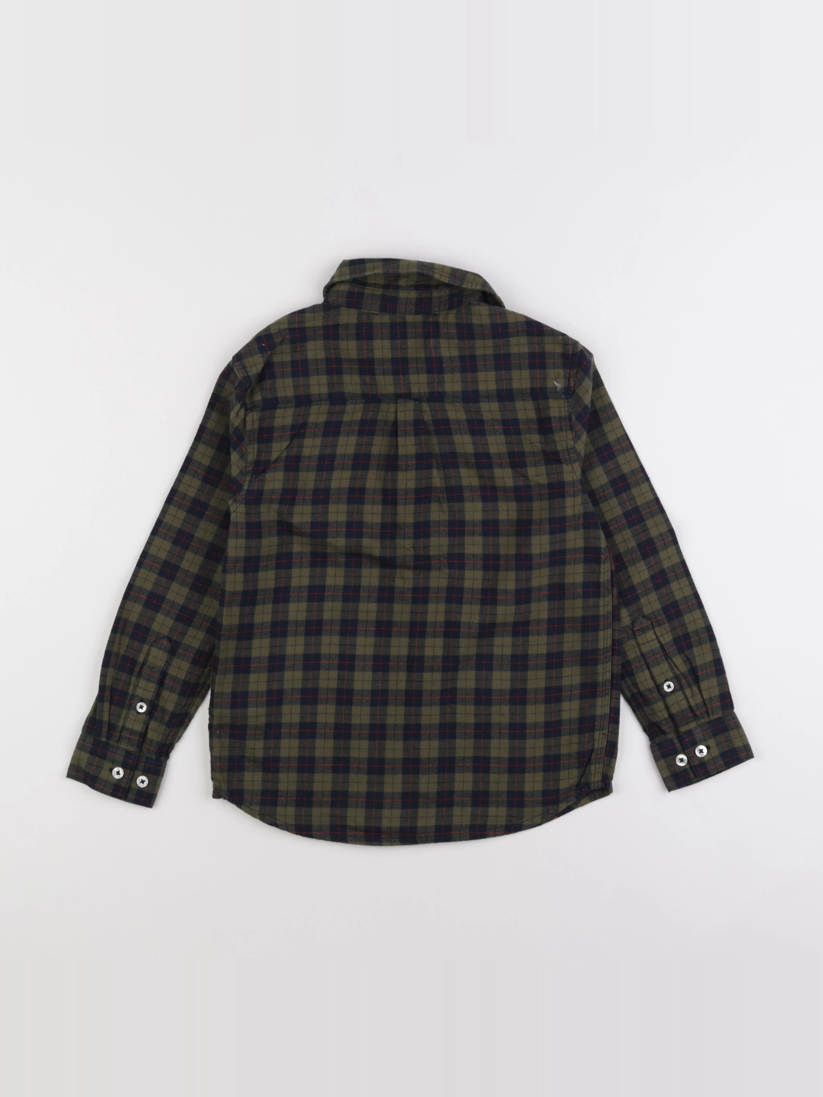 Monoprix - chemise bleu, vert - 6 ans